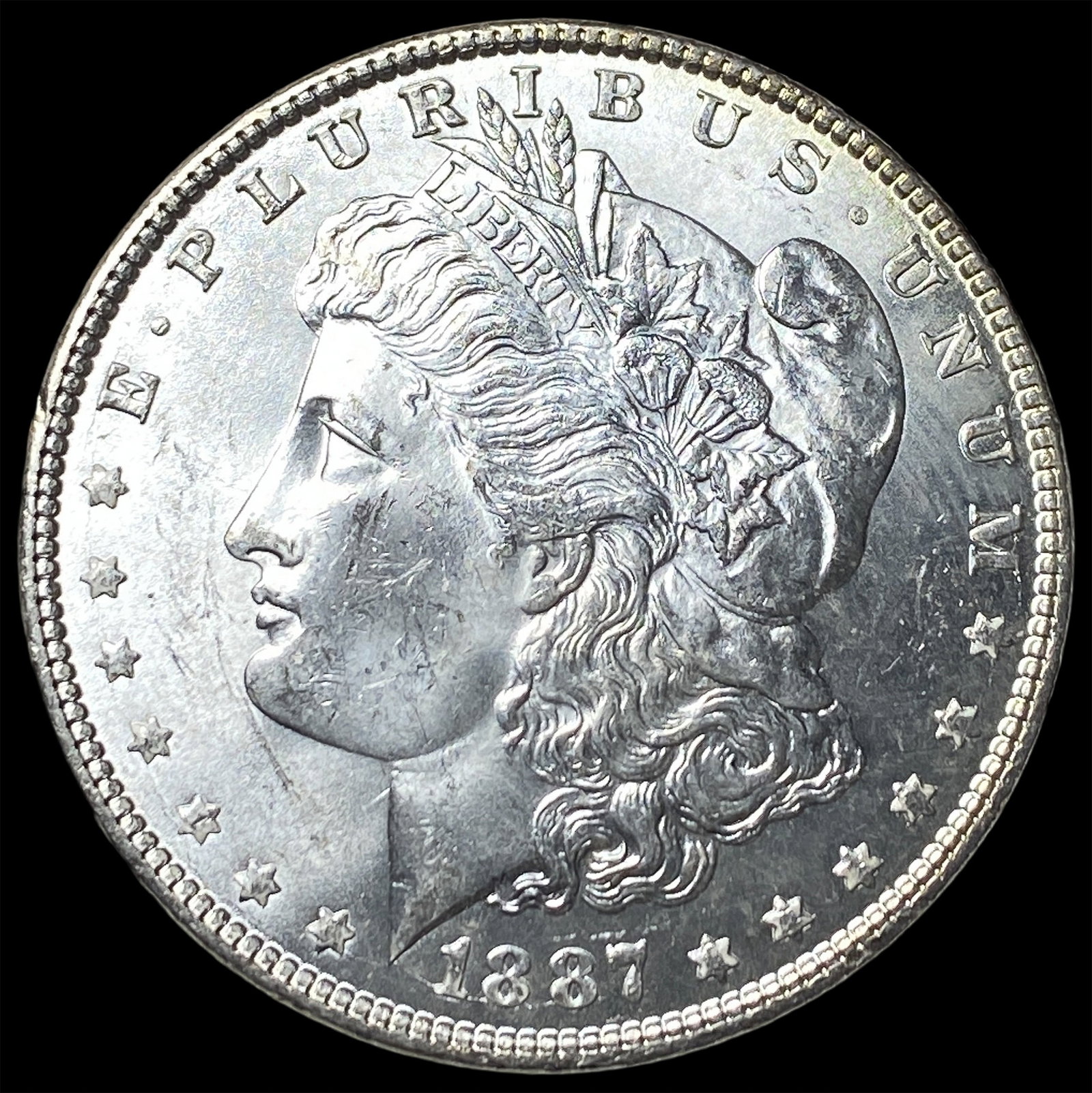 1887 Morgan Silver Dollar UNCIRCULATED: 1887 Morgan Silver Dollar UNCIRCULATED