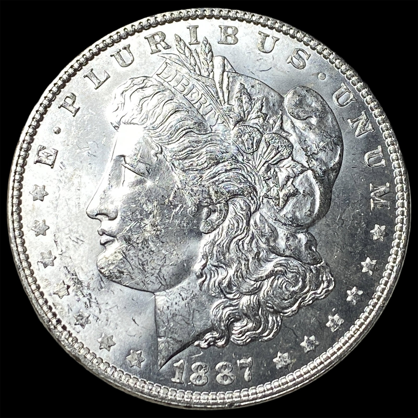 1887 Silver Morgan Dollar UNCIRCULATED: 1887 Silver Morgan Dollar UNCIRCULATED