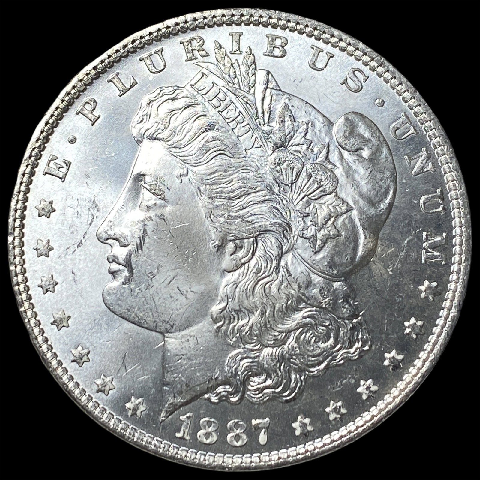 1887 Morgan Silver Dollar UNCIRCULATED: 1887 Morgan Silver Dollar UNCIRCULATED