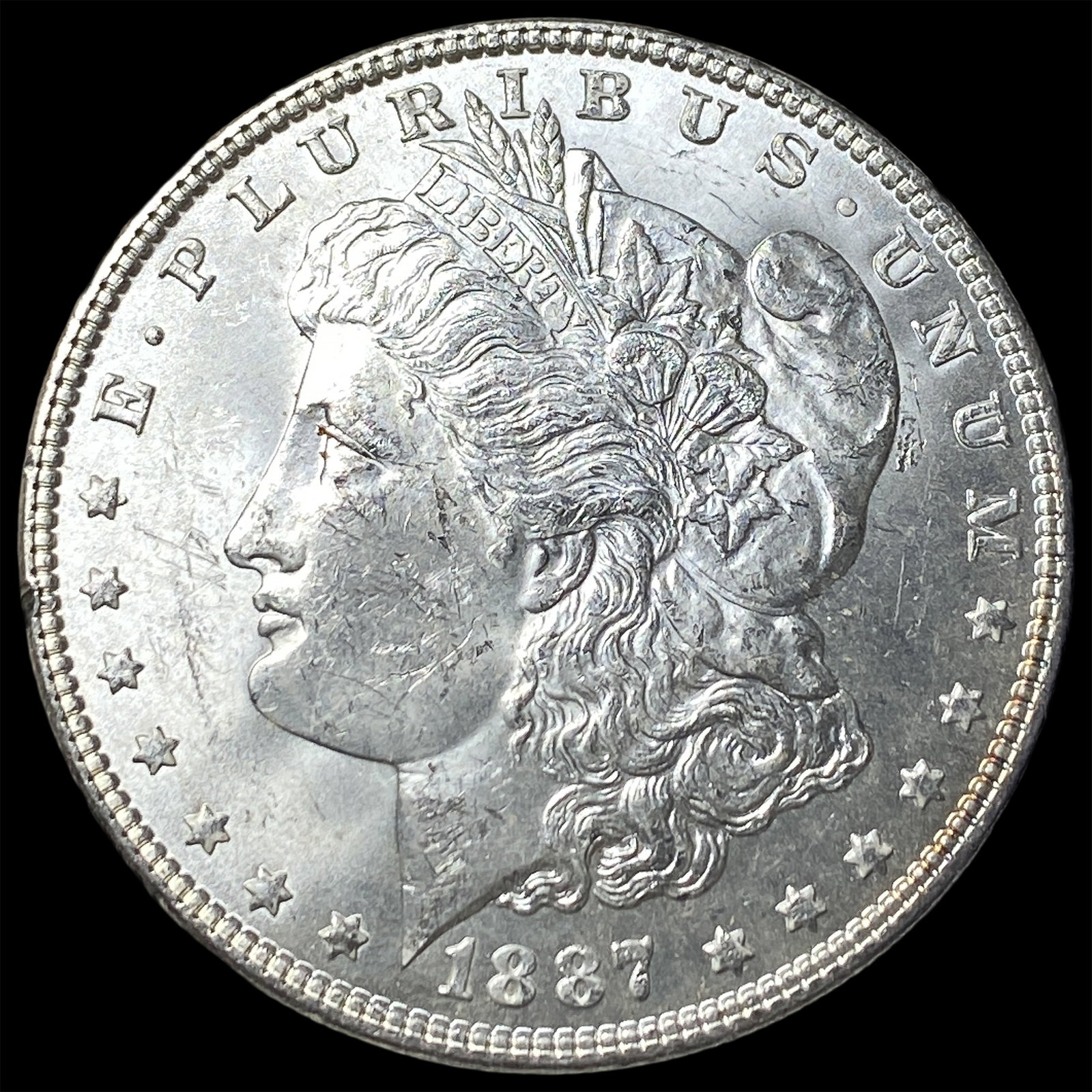 1887 Morgan Silver Dollar UNCIRCULATED: 1887 Morgan Silver Dollar UNCIRCULATED