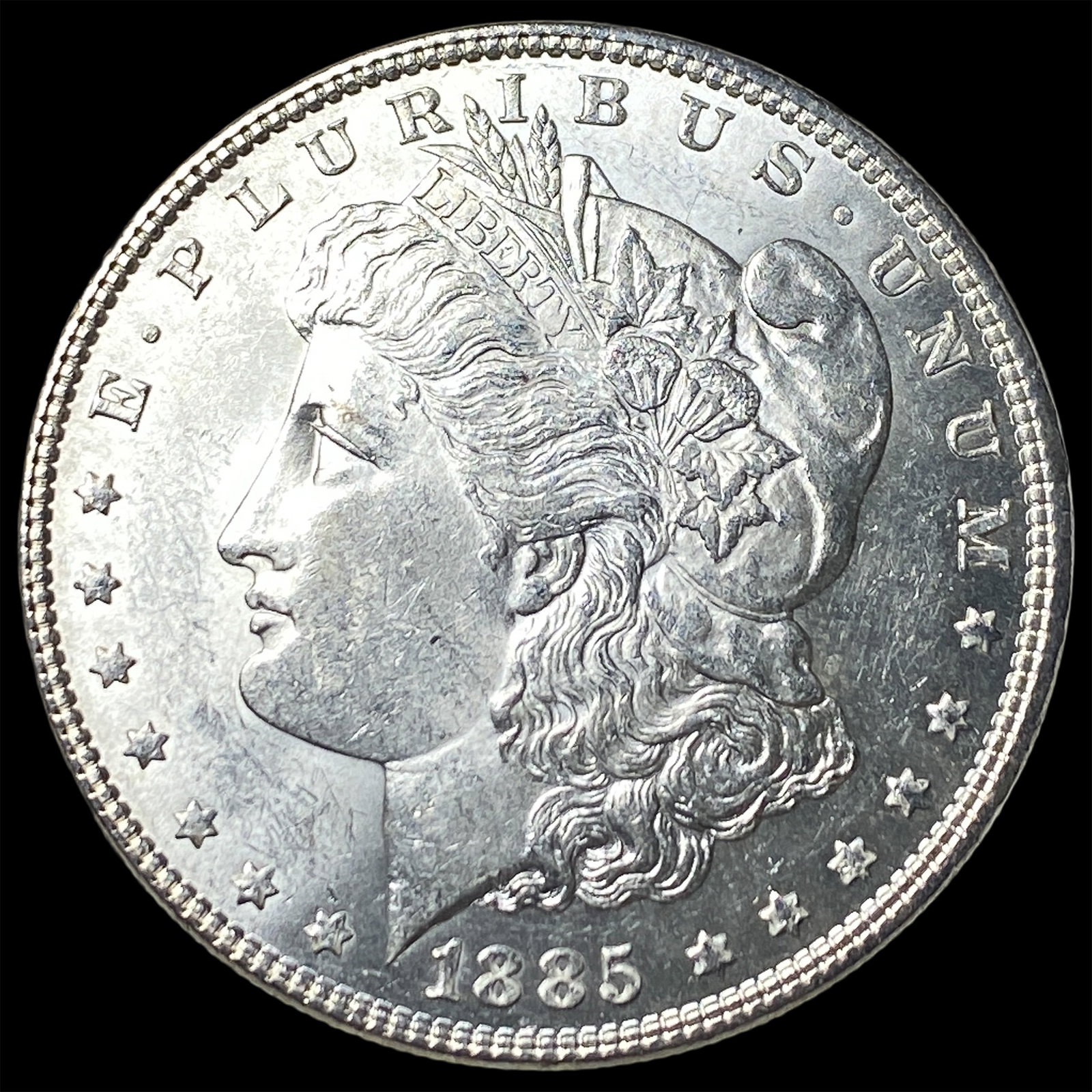 1885 Silver Morgan Dollar UNCIRCULATED: 1885 Silver Morgan Dollar UNCIRCULATED