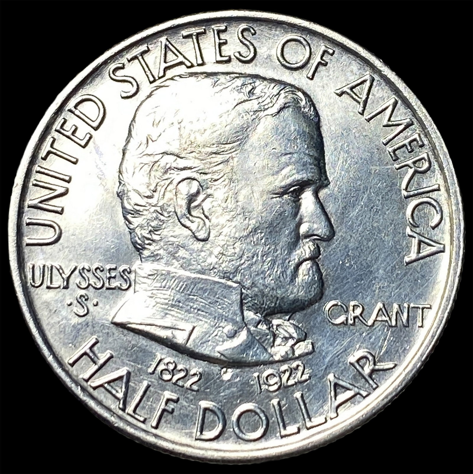 1922-S Silver Half Dollar Grant UNCIRCULATED: 1922-S Silver Half Dollar Grant UNCIRCULATED