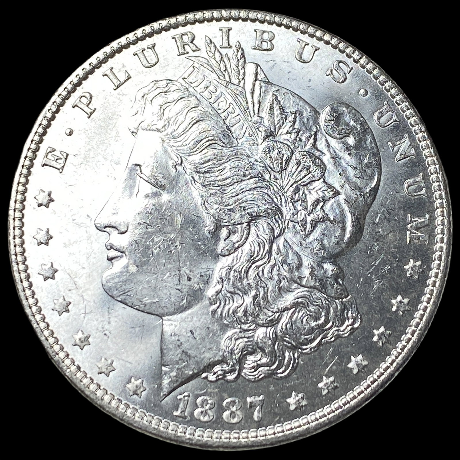 1887 Morgan Silver Dollar UNCIRCULATED: 1887 Morgan Silver Dollar UNCIRCULATED