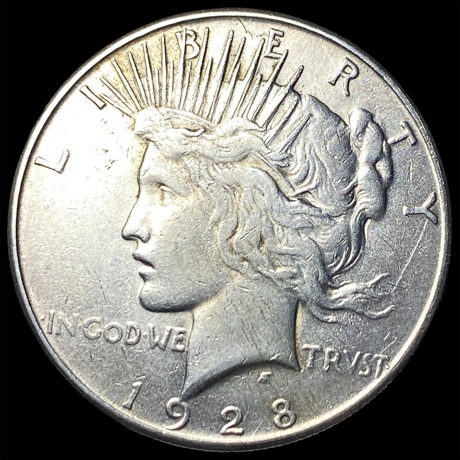 1928 Silver Peace Dollar NEARLY UNCIRCULATED: 1928 Silver Peace Dollar NEARLY UNCIRCULATED