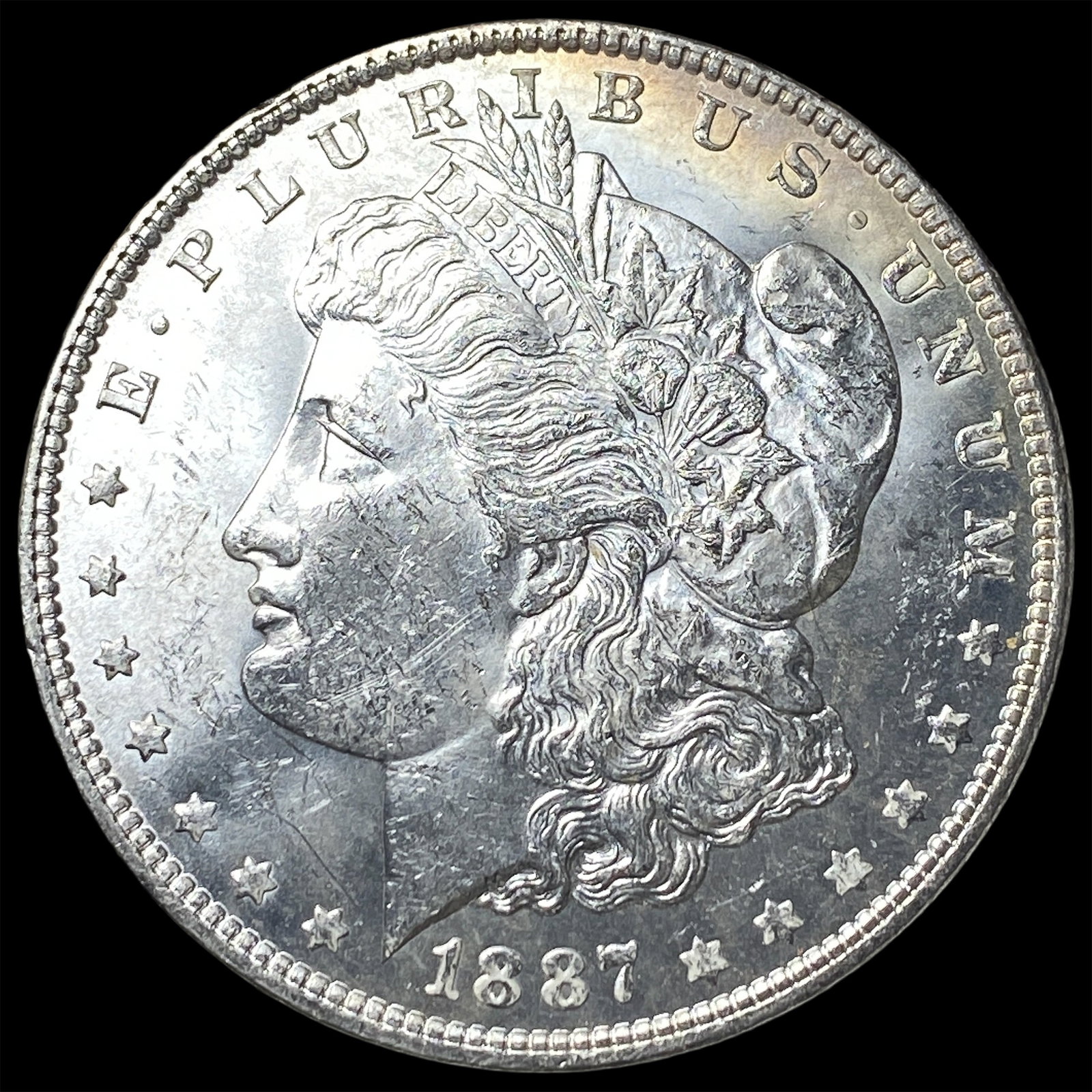 1887 Silver Morgan Dollar UNCIRCULATED: 1887 Silver Morgan Dollar UNCIRCULATED