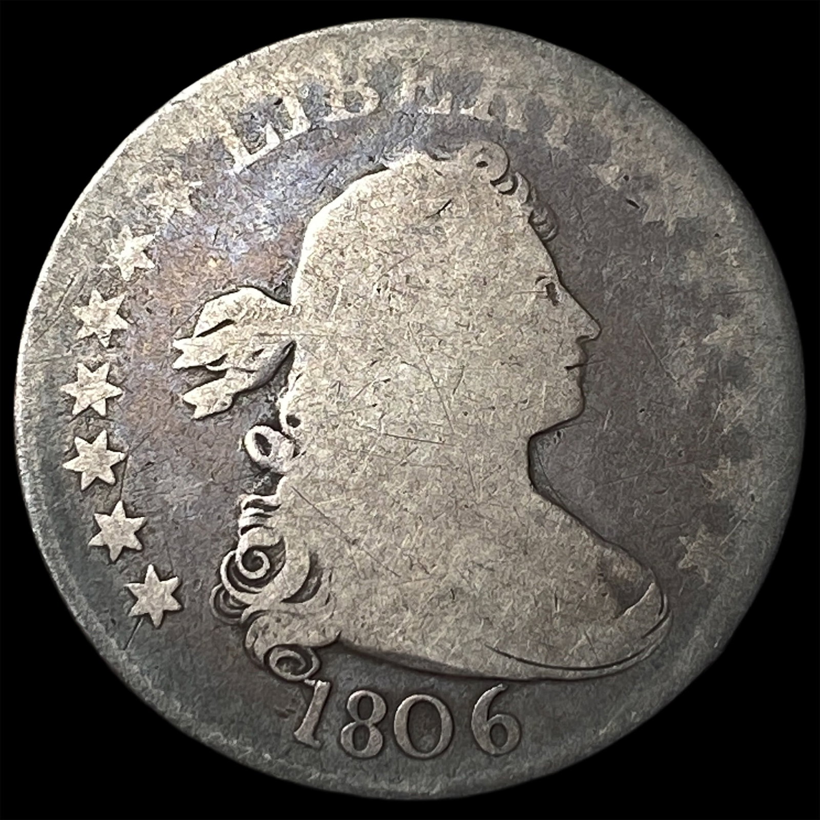 1806 Draped Bust Quarter NICELY CIRCULATED (1 of 2)