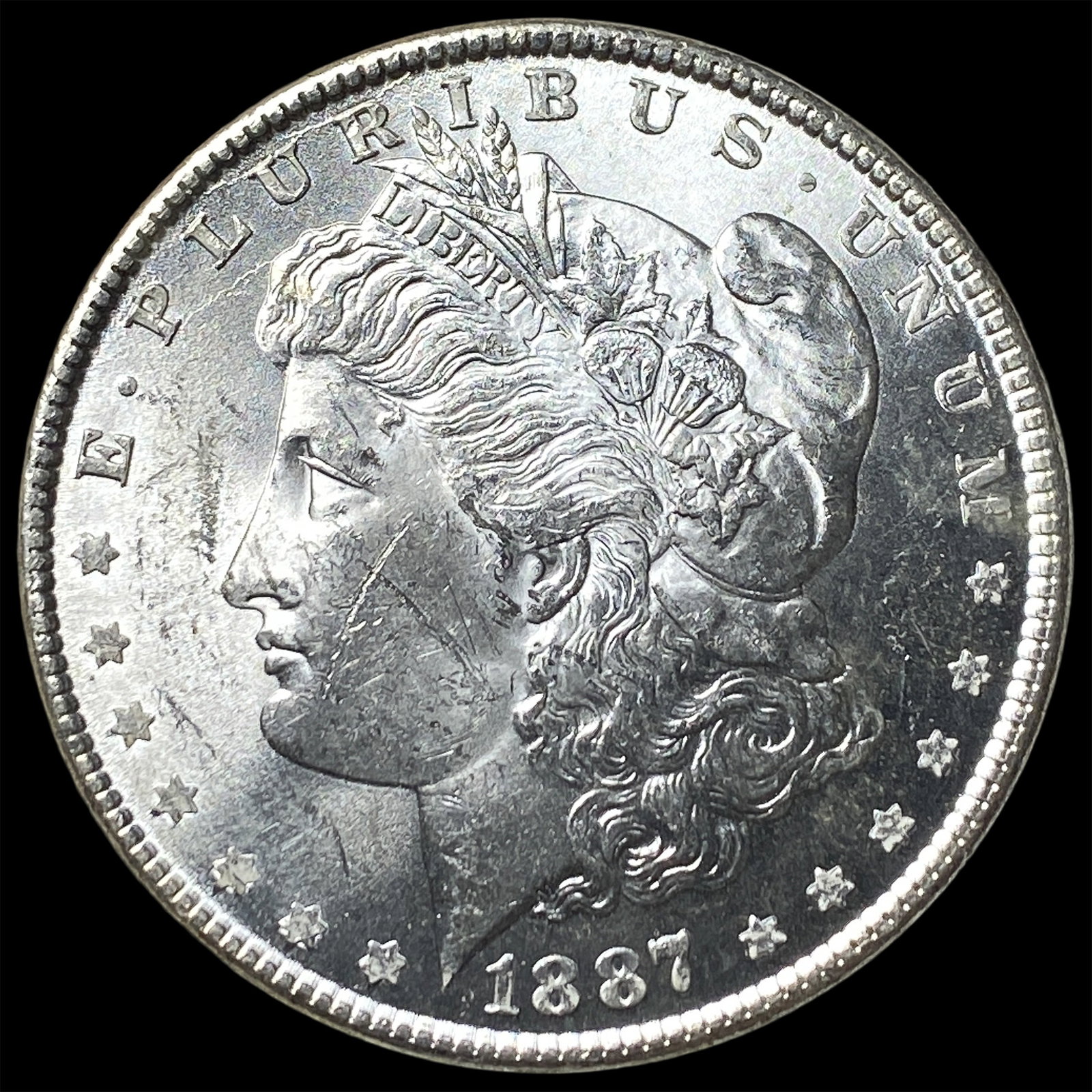 1887 Morgan Silver Dollar UNCIRCULATED: 1887 Morgan Silver Dollar UNCIRCULATED