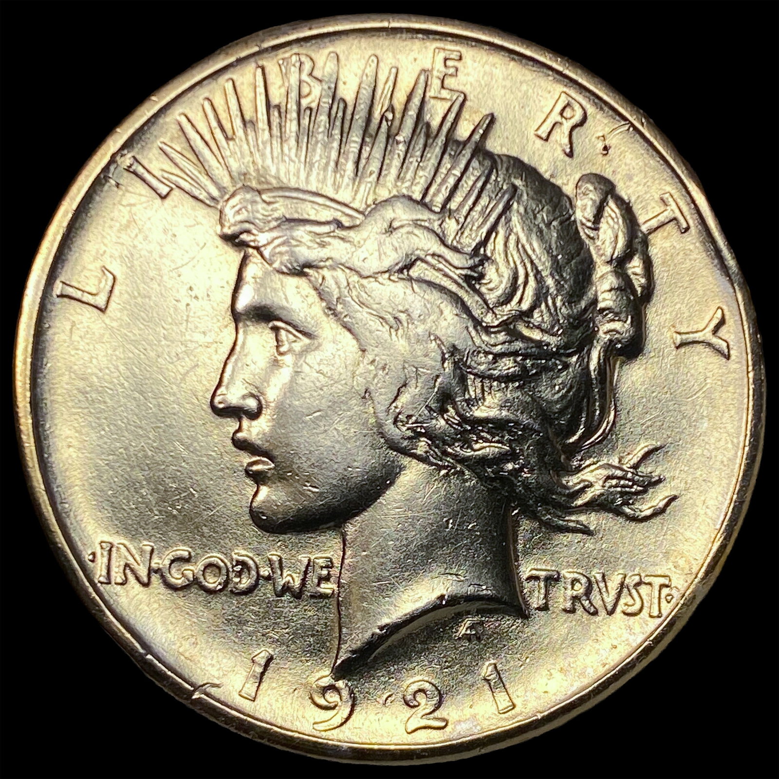 1921 Silver Peace Dollar CLOSELY UNCIRCULATED: 1921 Silver Peace Dollar CLOSELY UNCIRCULATED