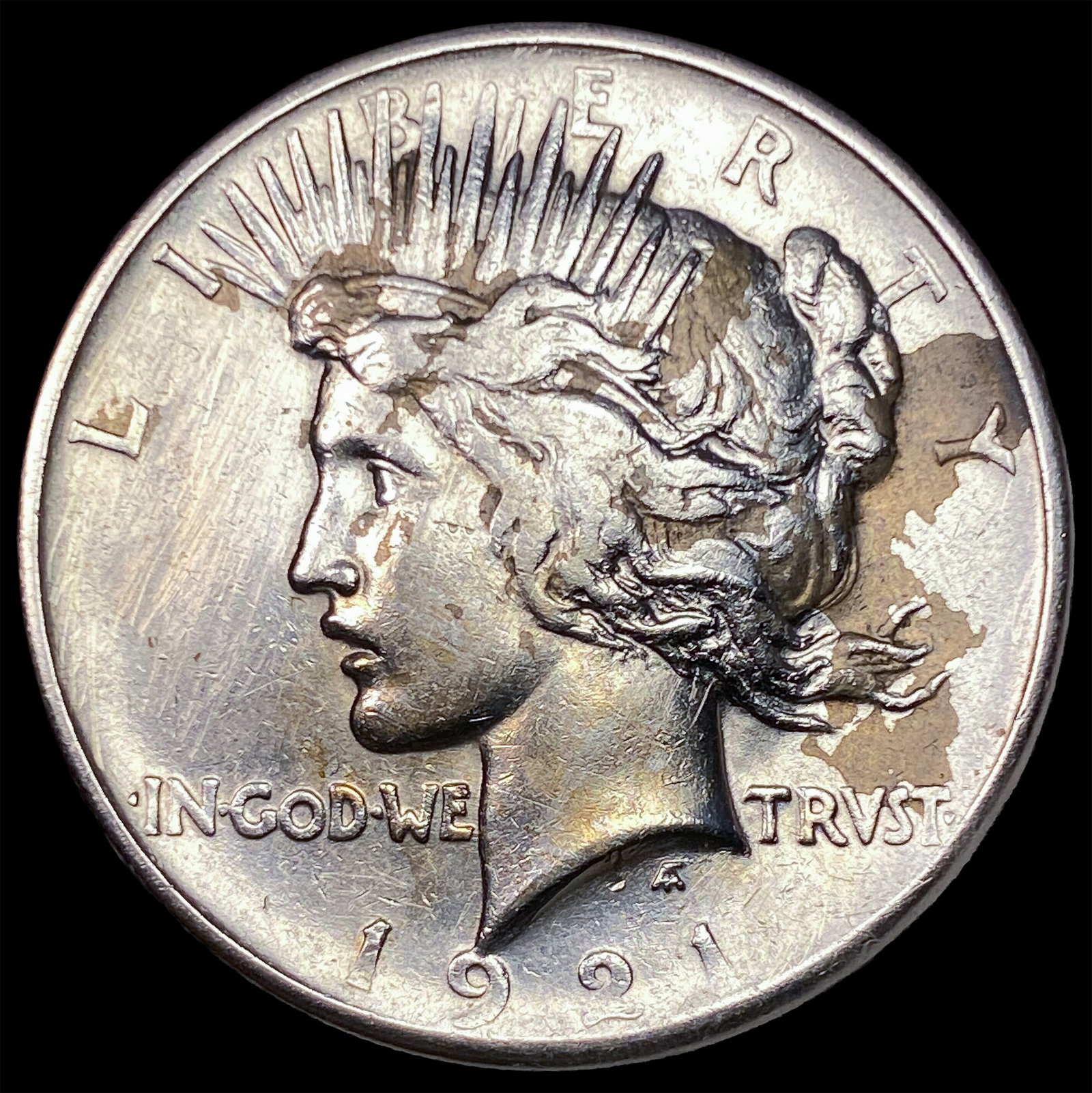 1921 Silver Peace Dollar HIGH GRADE (1 of 2)