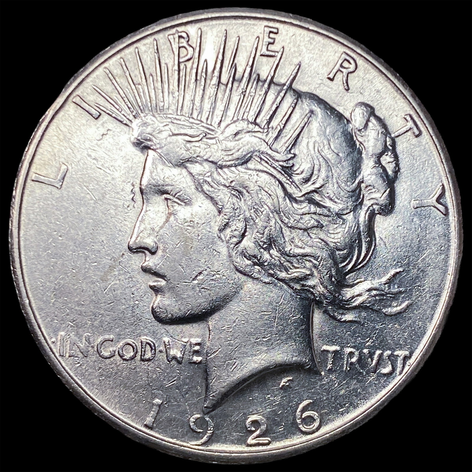 1926-S Silver Peace Dollar CLOSELY UNCIRCULATED: 1926-S Silver Peace Dollar CLOSELY UNCIRCULATED