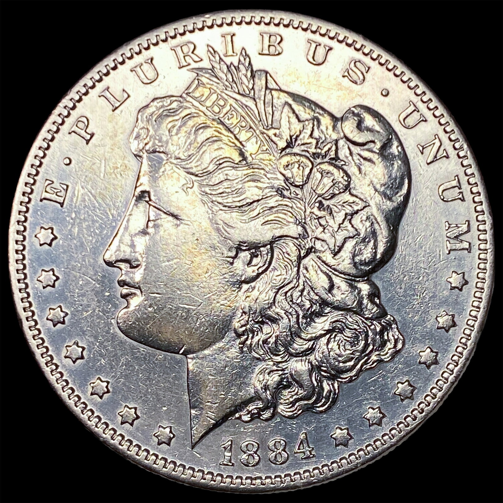 1884-S Silver Morgan Dollar CLOSELY UNCIRCULATED: 1884-S Silver Morgan Dollar CLOSELY UNCIRCULATED