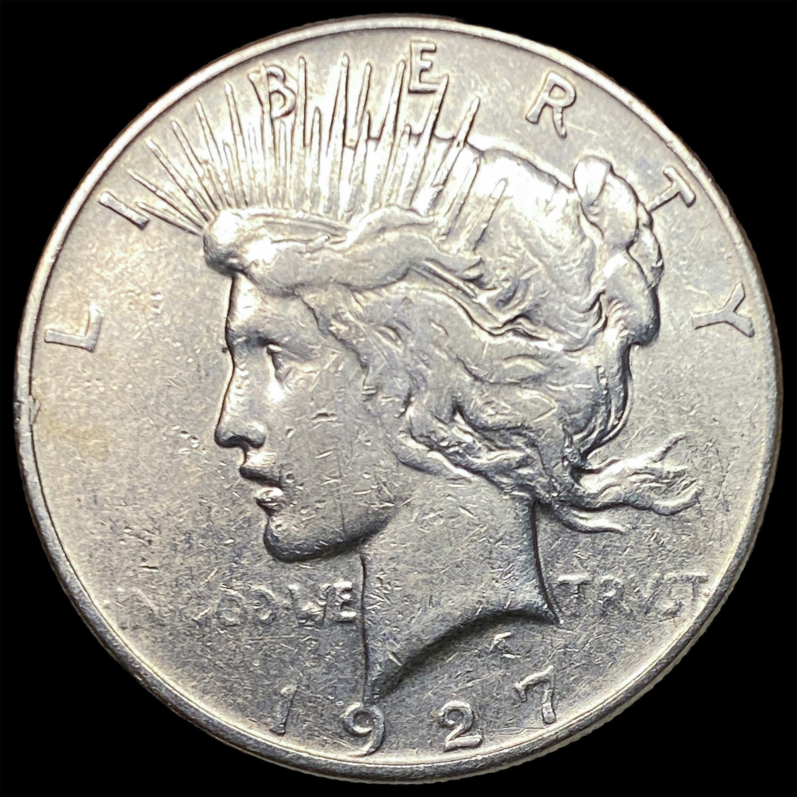 1927-S Silver Peace Dollar LIGHTLY CIRCULATED: 1927-S Silver Peace Dollar LIGHTLY CIRCULATED