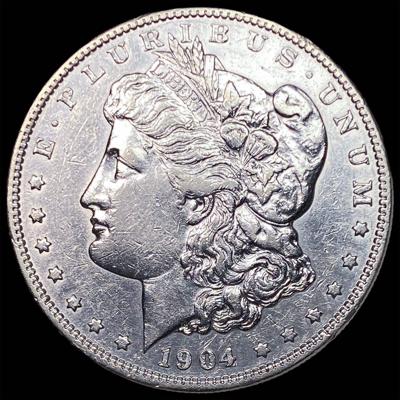 1904-S Silver Morgan Dollar CLOSELY UNCIRCULATED: 1904-S Silver Morgan Dollar CLOSELY UNCIRCULATED