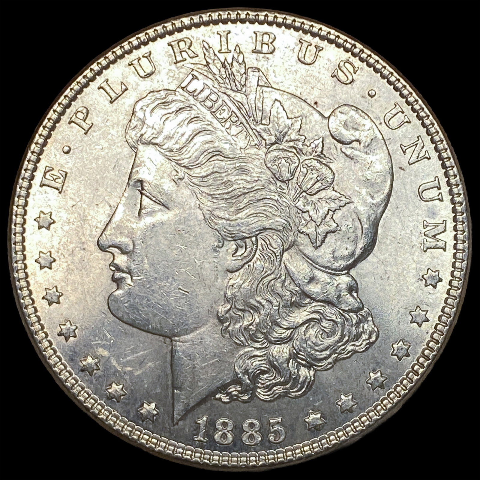 1885 Silver Morgan Dollar UNCIRCULATED: 1885 Silver Morgan Dollar UNCIRCULATED