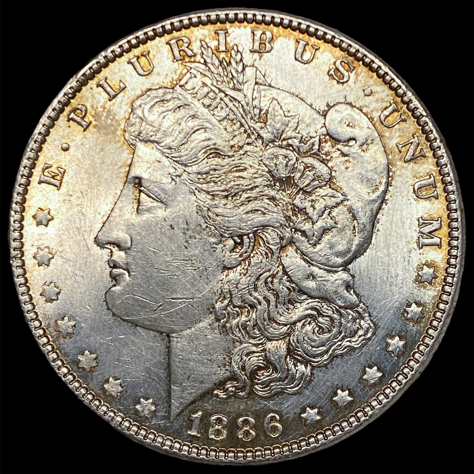 1886 Silver Morgan Dollar CLOSELY UNCIRCULATED: 1886 Silver Morgan Dollar CLOSELY UNCIRCULATED