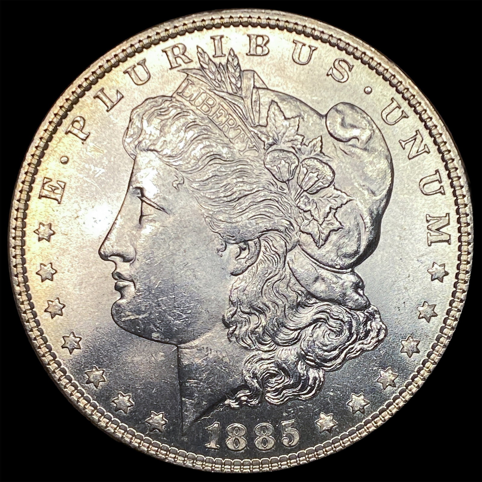 1885 Silver Morgan Dollar CHOICE BU: 1885 Silver Morgan Dollar CHOICE BU