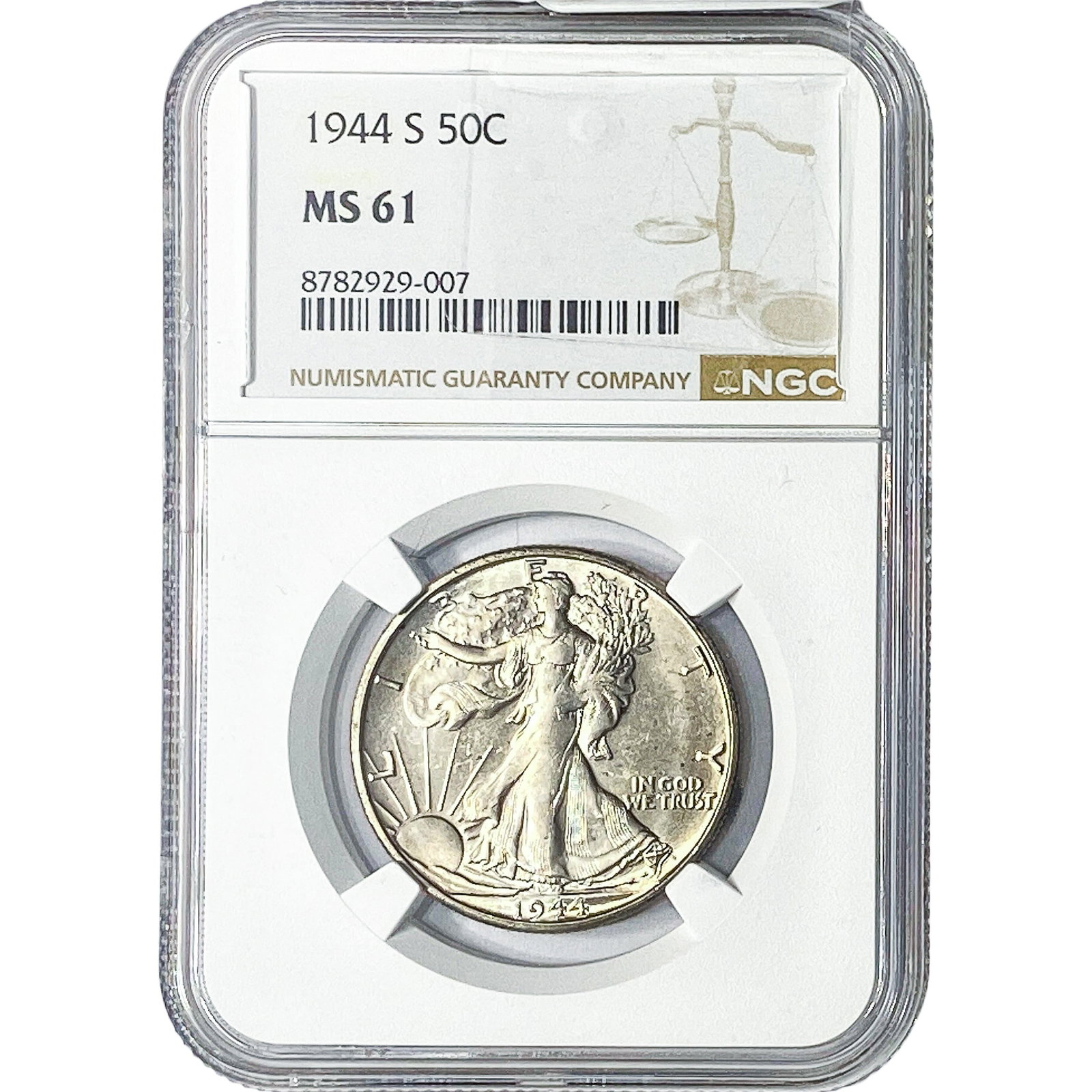 1923-D Silver Peace Dollar NGC MS62: 1923-D Silver Peace Dollar NGC MS62