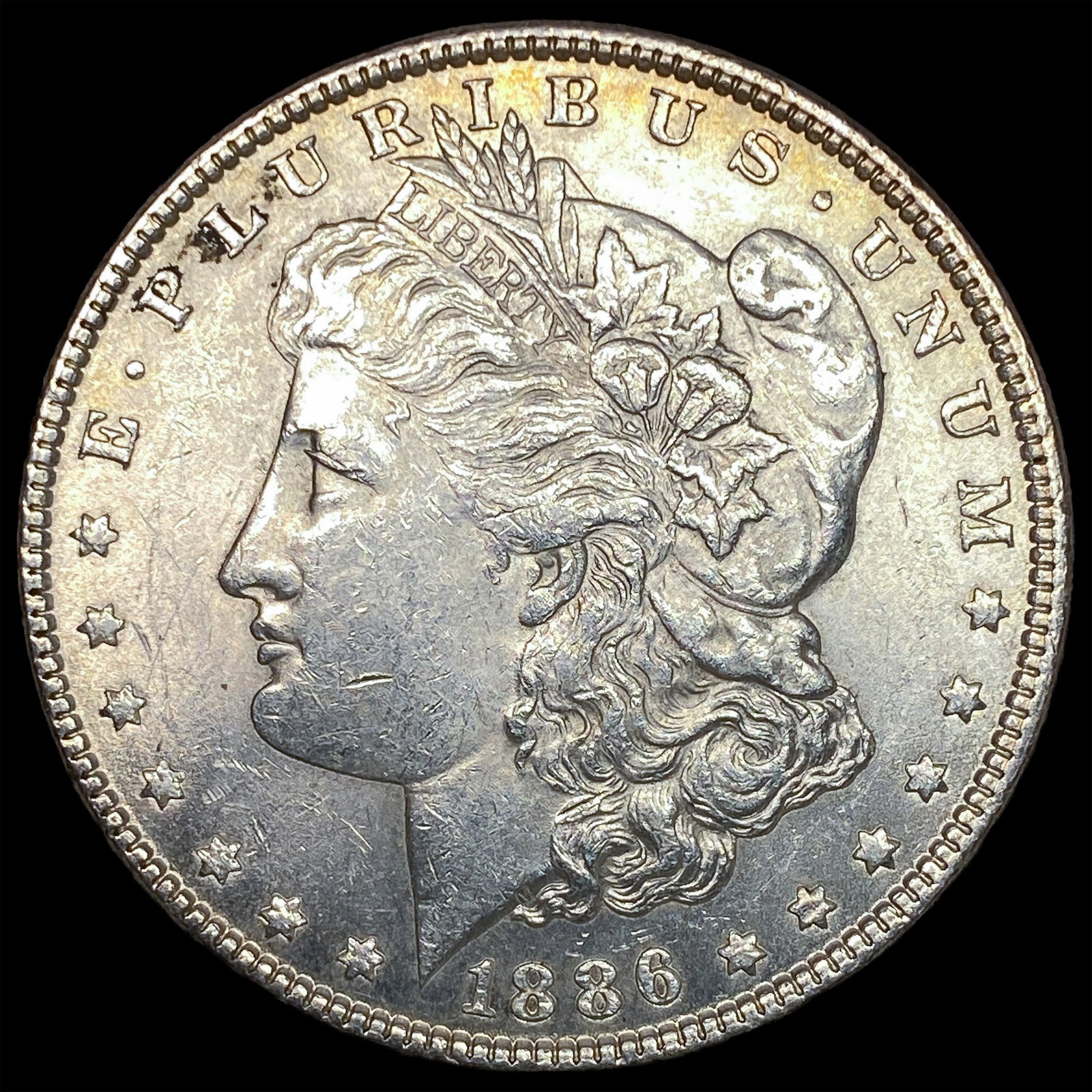 1886 Silver Morgan Dollar CHOICE AU: 1886 Silver Morgan Dollar CHOICE AU