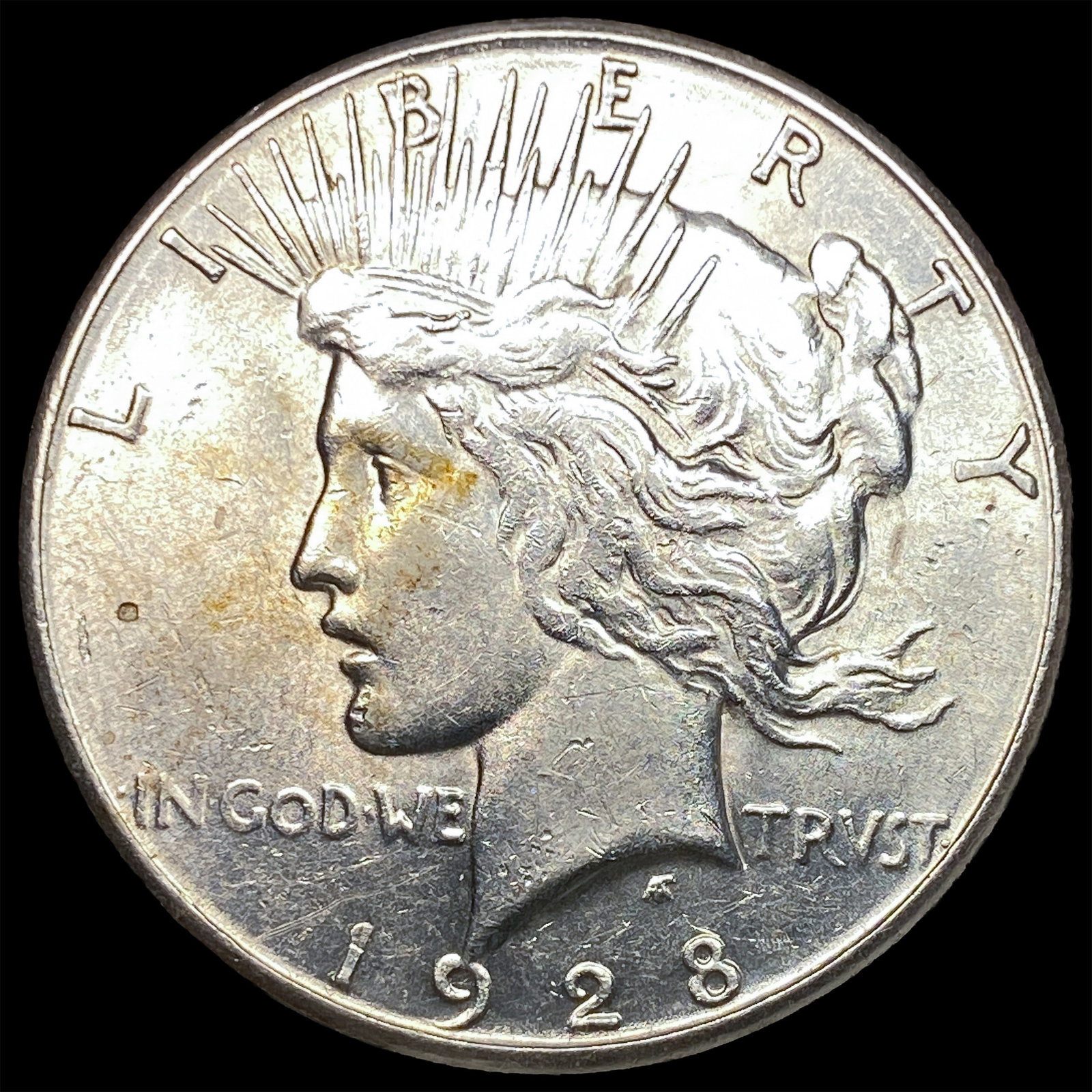1928 Peace Silver Dollar CLOSELY UNCIRCULATED: 1928 Peace Silver Dollar CLOSELY UNCIRCULATED