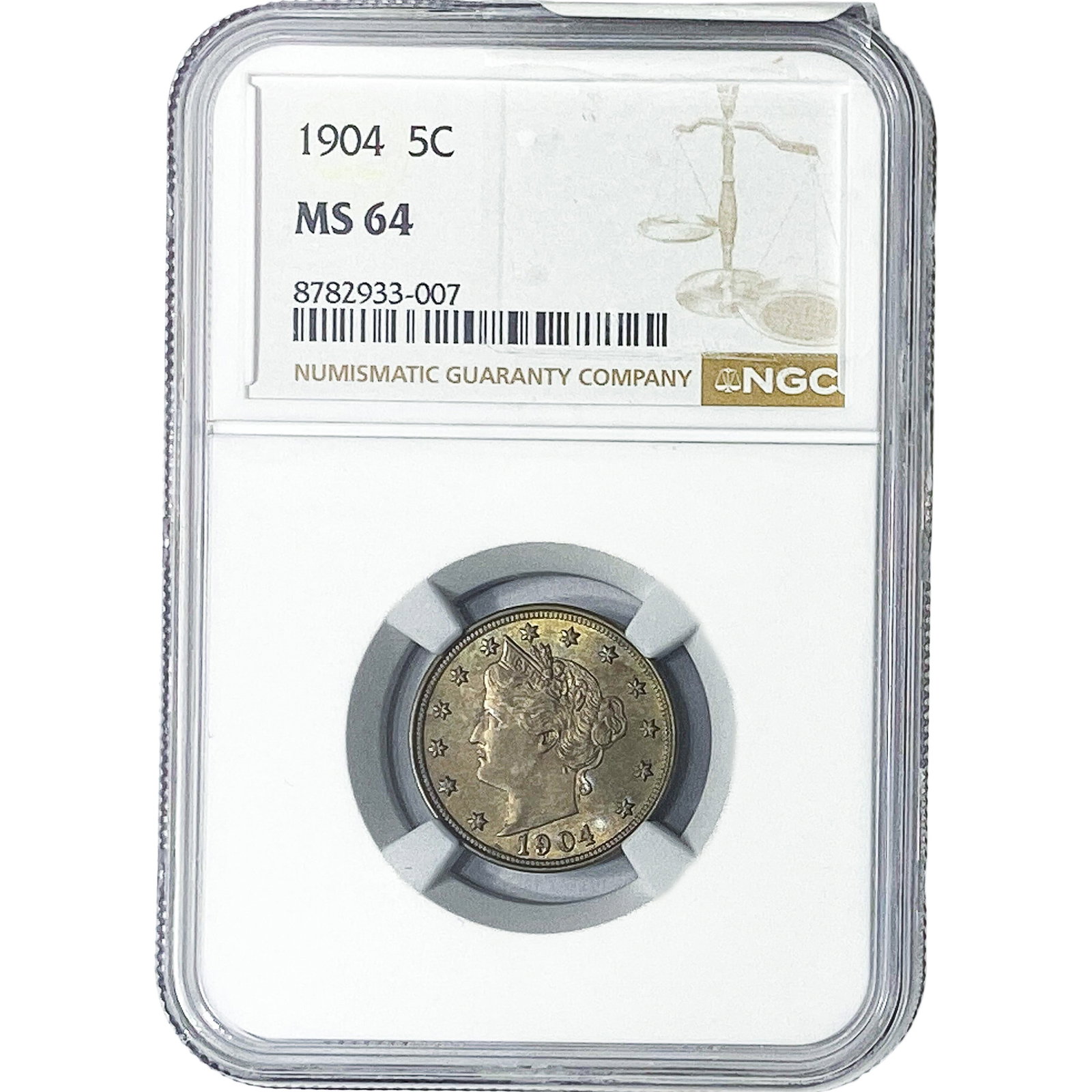1904 Liberty Victory Nickel NGC MS64 (1 of 2)