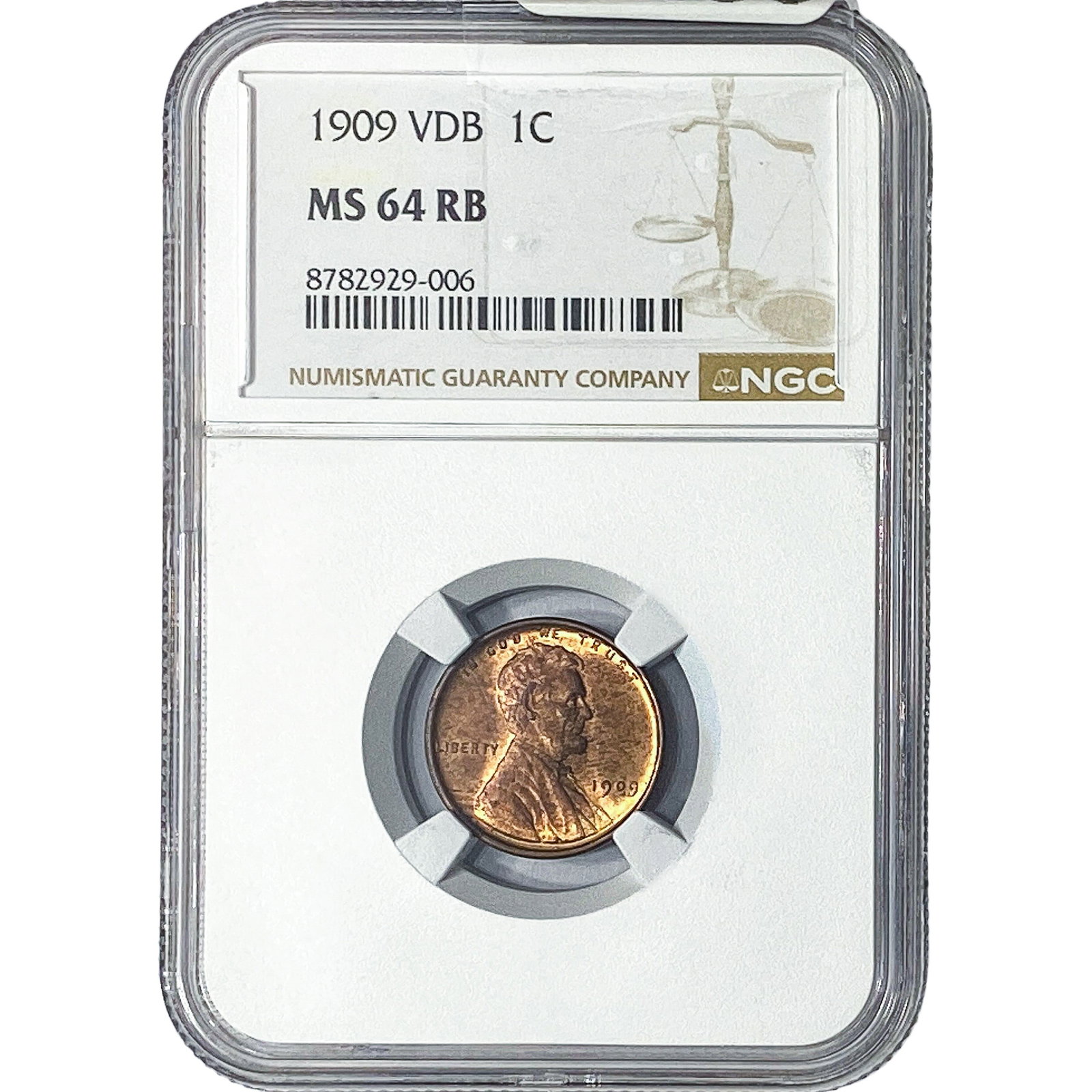1909 Wheat Cent NGC MS64 RB (1 of 2)