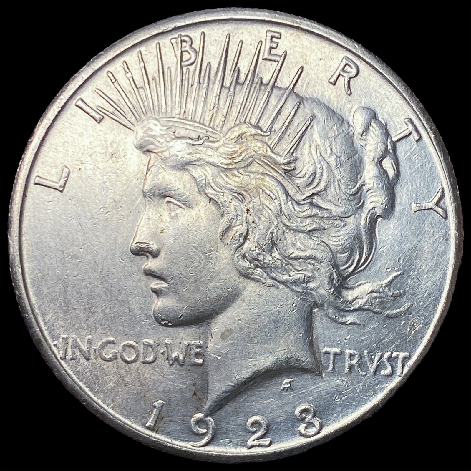 1923 Silver Peace Dollar CLOSELY UNCIRCULATED: 1923 Silver Peace Dollar CLOSELY UNCIRCULATED