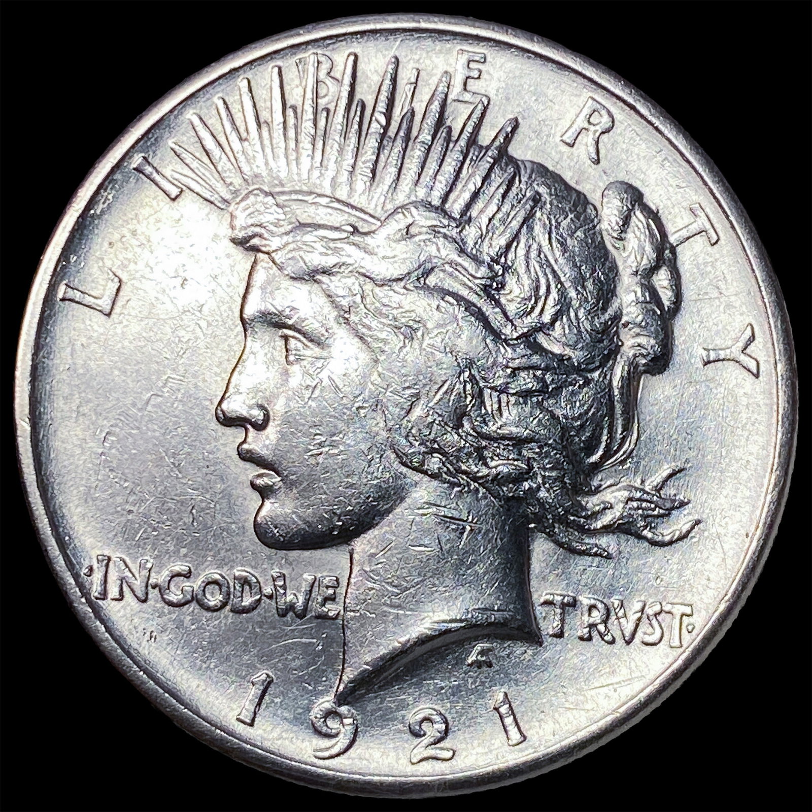 1921 Silver Peace Dollar CLOSELY UNCIRCULATED: 1921 Silver Peace Dollar CLOSELY UNCIRCULATED