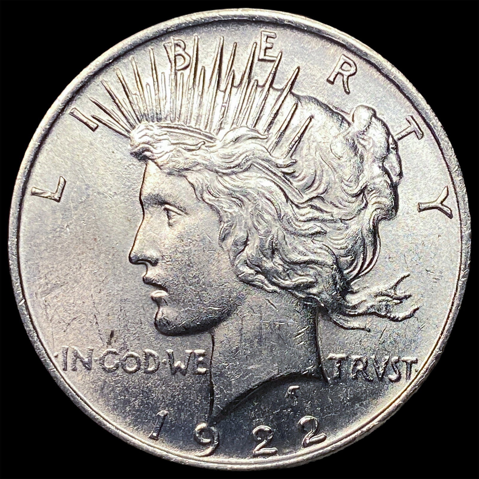 1922 Silver Peace Dollar CLOSELY UNCIRCULATED: 1922 Silver Peace Dollar CLOSELY UNCIRCULATED