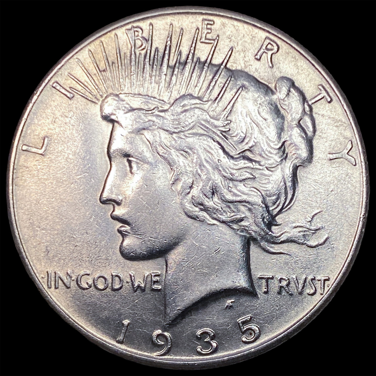 1935 Peace Silver Dollar CLOSELY UNCIRCULATED: 1935 Peace Silver Dollar CLOSELY UNCIRCULATED