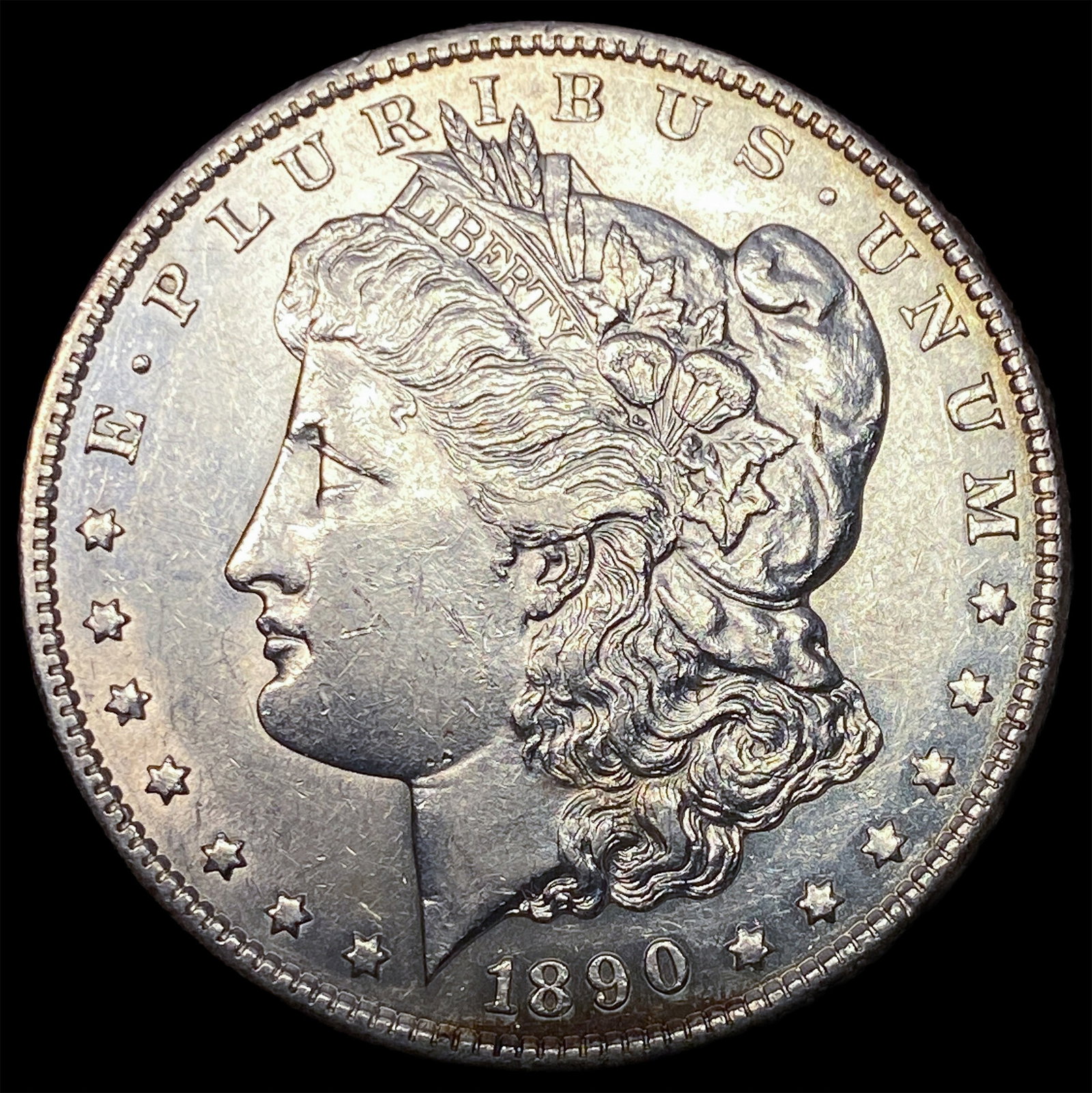 1890-S Morgan Silver Dollar CLOSELY UNCIRCULATED: 1890-S Morgan Silver Dollar CLOSELY UNCIRCULATED