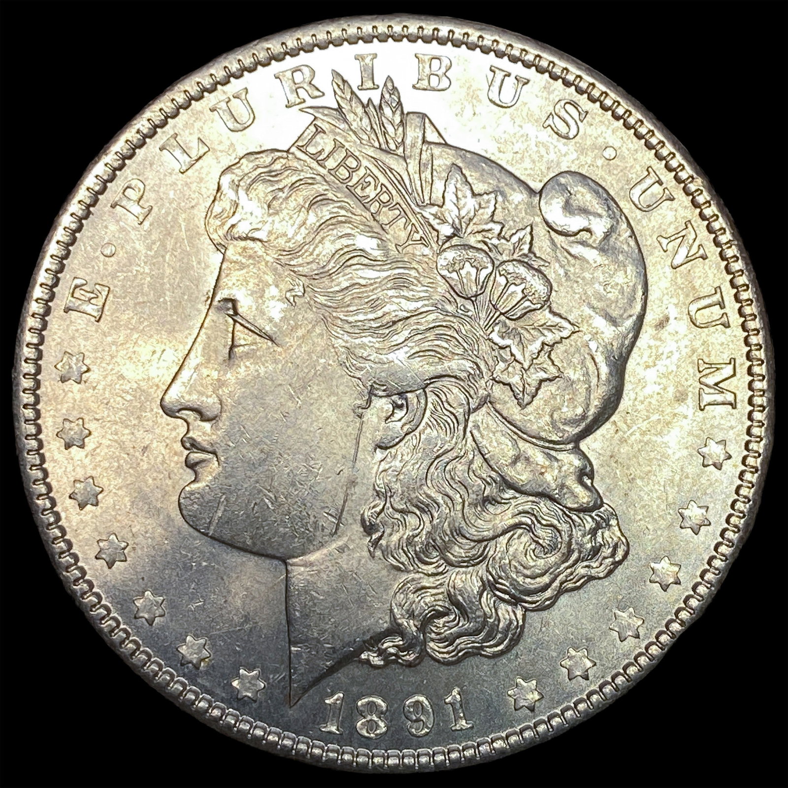 1891 Morgan Silver Dollar UNCIRCULATED: 1891 Morgan Silver Dollar UNCIRCULATED