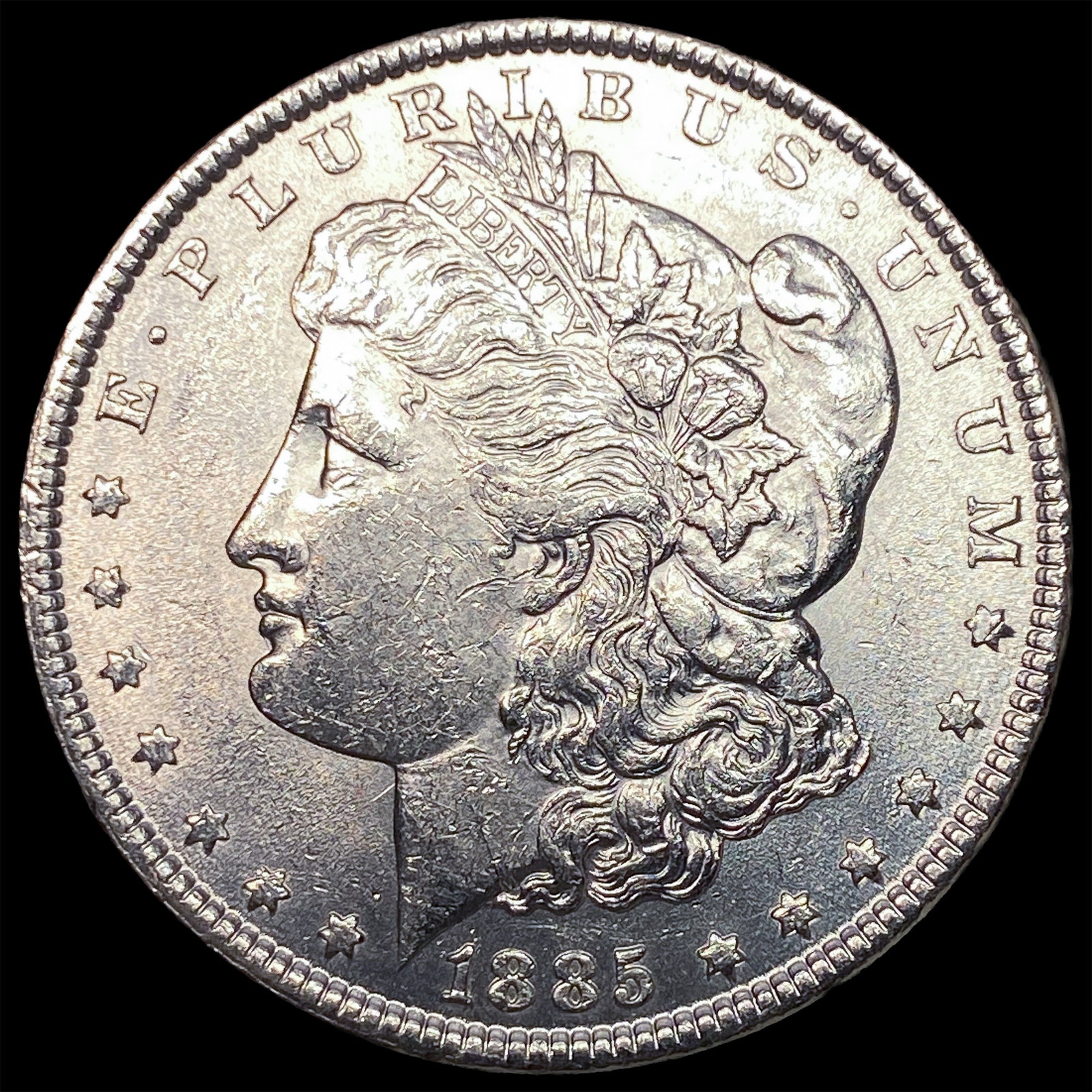 1885 Silver Morgan Dollar UNCIRCULATED: 1885 Silver Morgan Dollar UNCIRCULATED