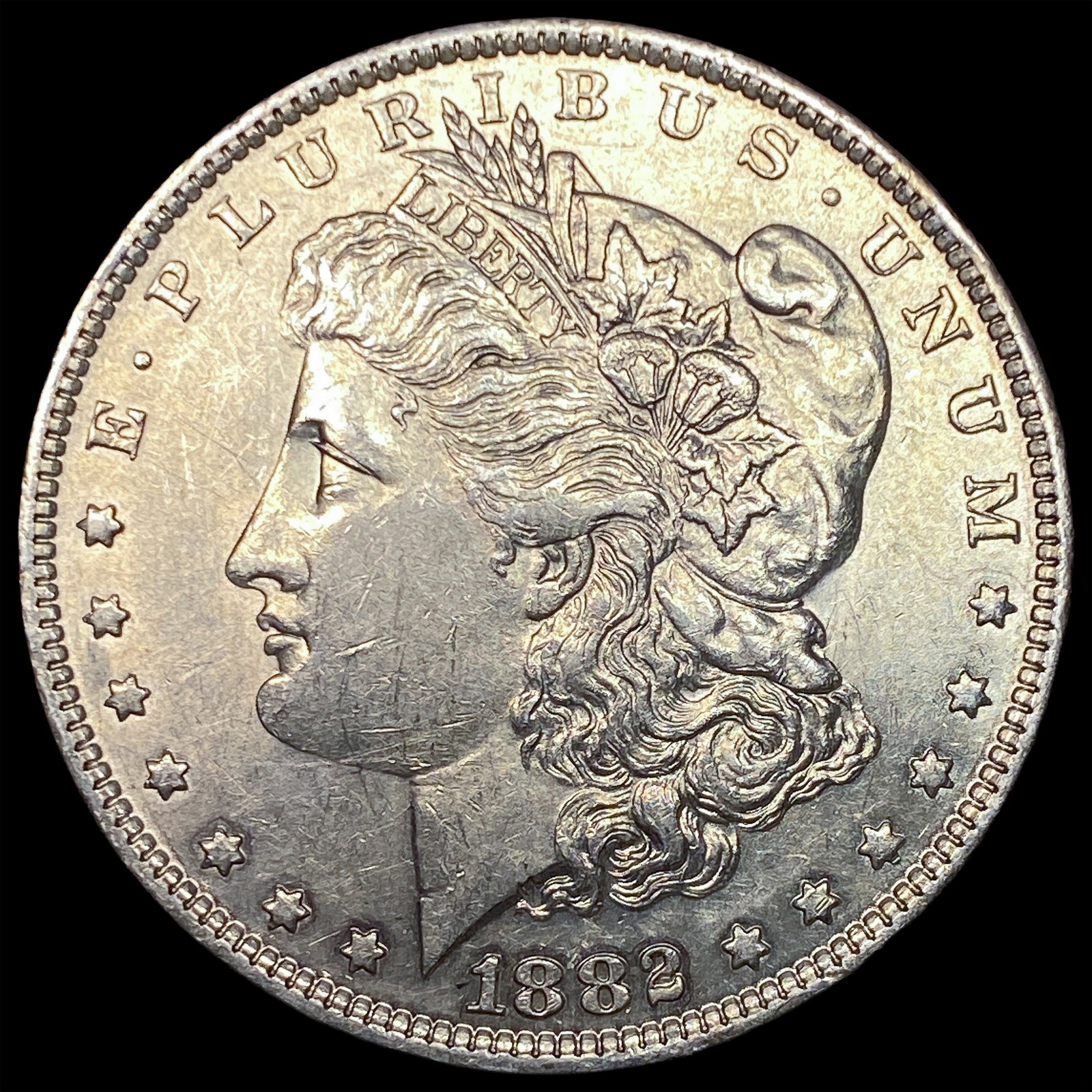 1882-S Silver Morgan Dollar CLOSELY UNCIRCULATED: 1882-S Silver Morgan Dollar CLOSELY UNCIRCULATED