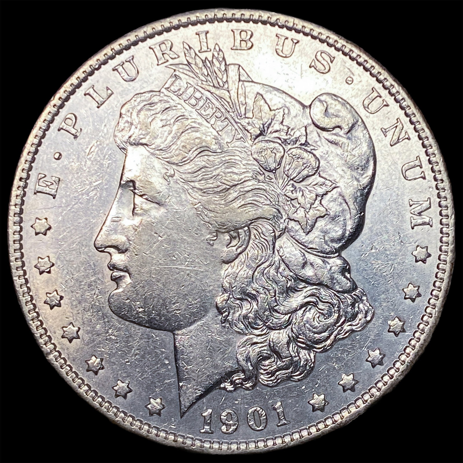 1901-S Silver Morgan Dollar CLOSELY UNCIRCULATED (1 of 2)