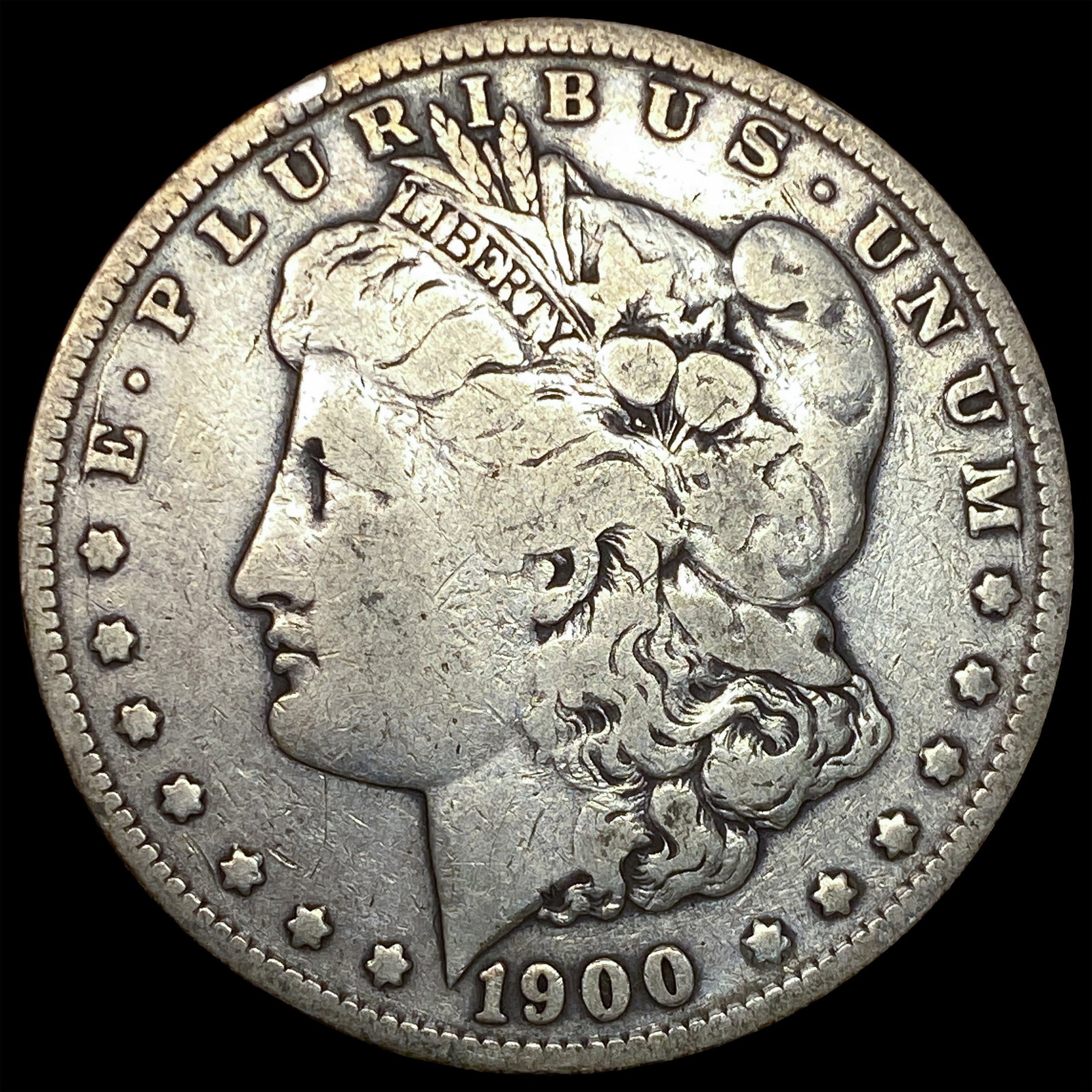 1900-S Silver Morgan Dollar NICELY CIRCULATED: 1900-S Silver Morgan Dollar NICELY CIRCULATED