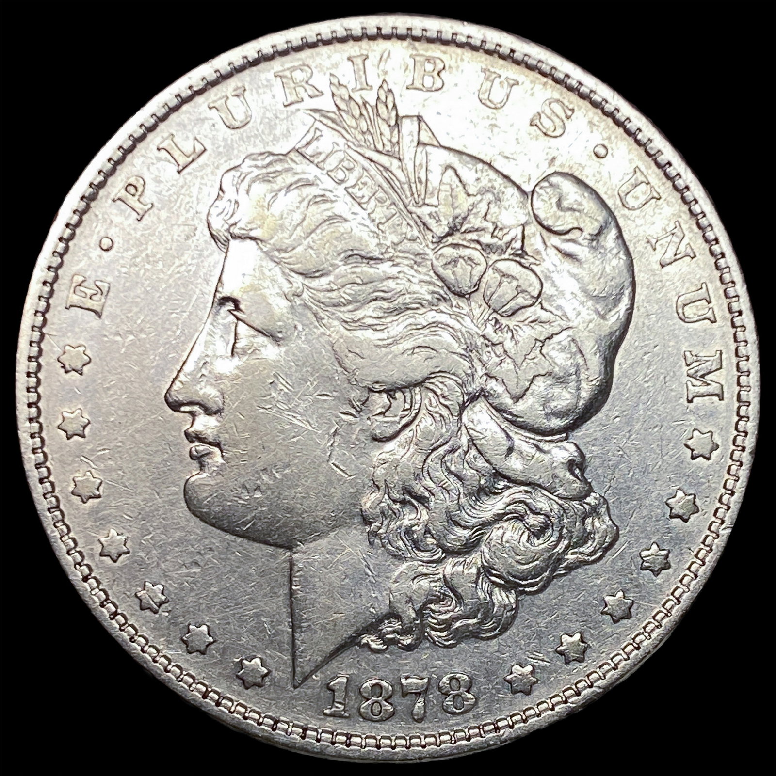 1878-S Silver Morgan Dollar CHOICE BU: 1878-S Silver Morgan Dollar CHOICE BU