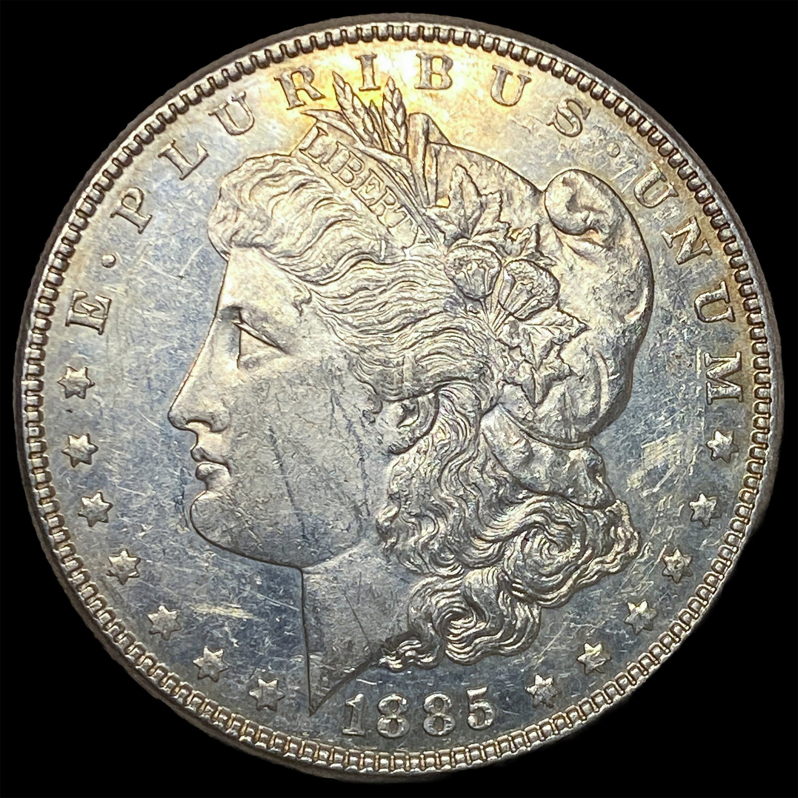 1885 Morgan Silver Dollar CLOSELY UNCIRCULATED (1 of 2)