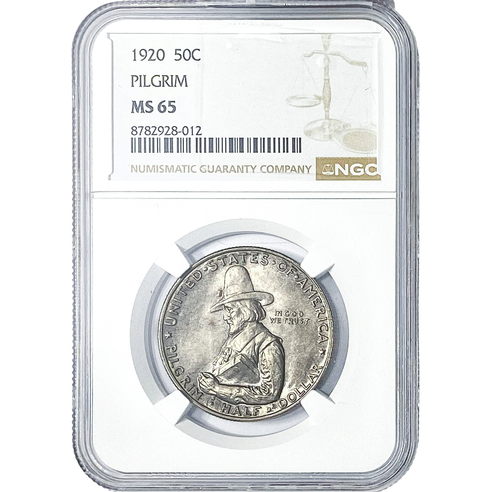 1920 Pilgrim Half Dollar NGC MS65 (1 of 2)