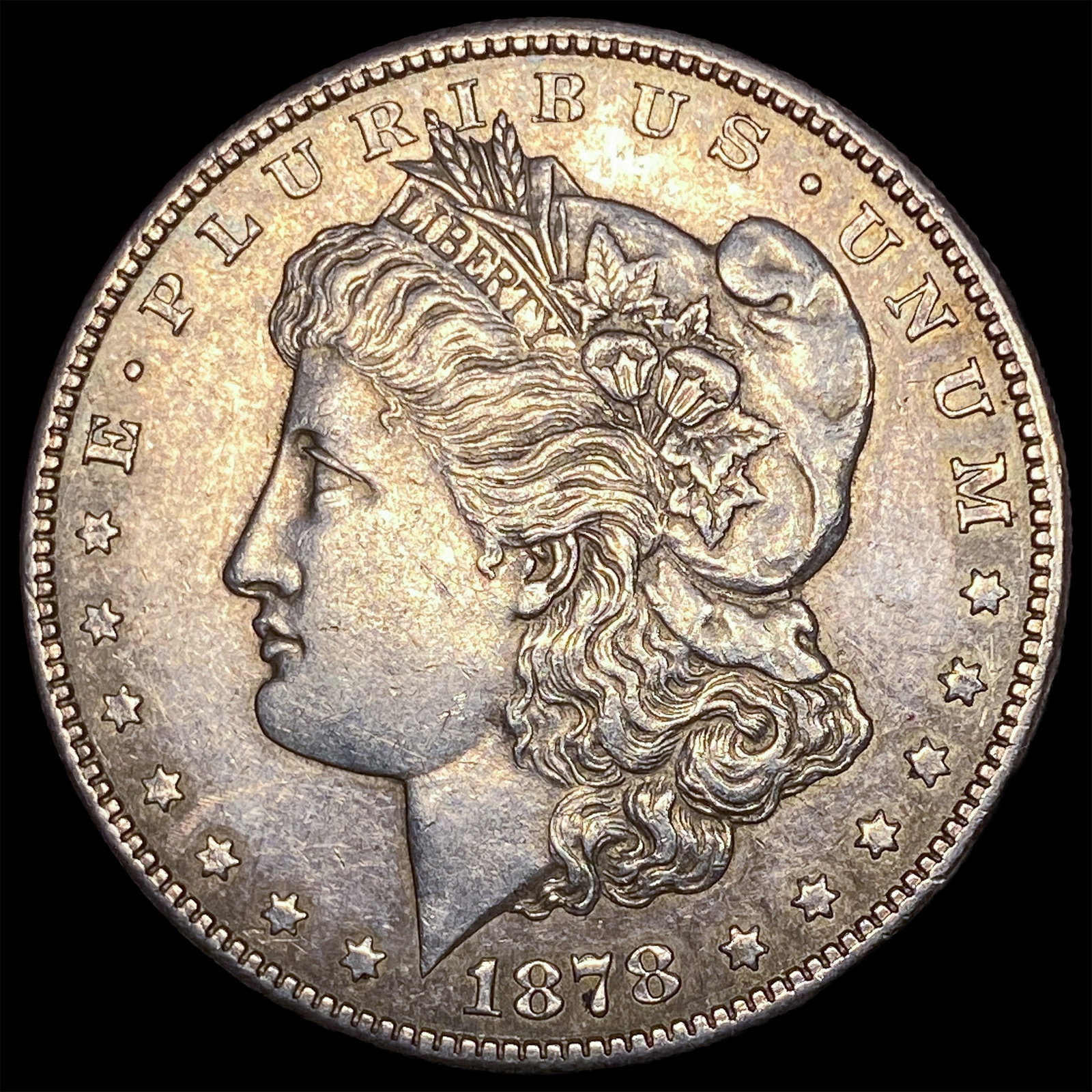 1878-S Silver Morgan Dollar CLOSELY UNCIRCULATED: 1878-S Silver Morgan Dollar CLOSELY UNCIRCULATED
