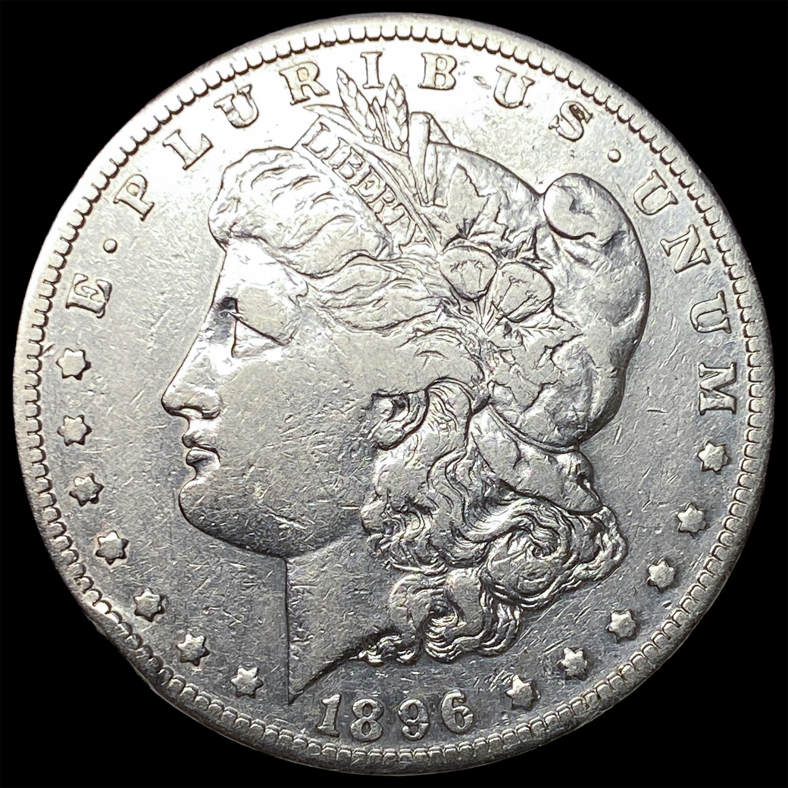 1896-S Silver Morgan Dollar LIGHTLY CIRCULATED: 1896-S Silver Morgan Dollar LIGHTLY CIRCULATED