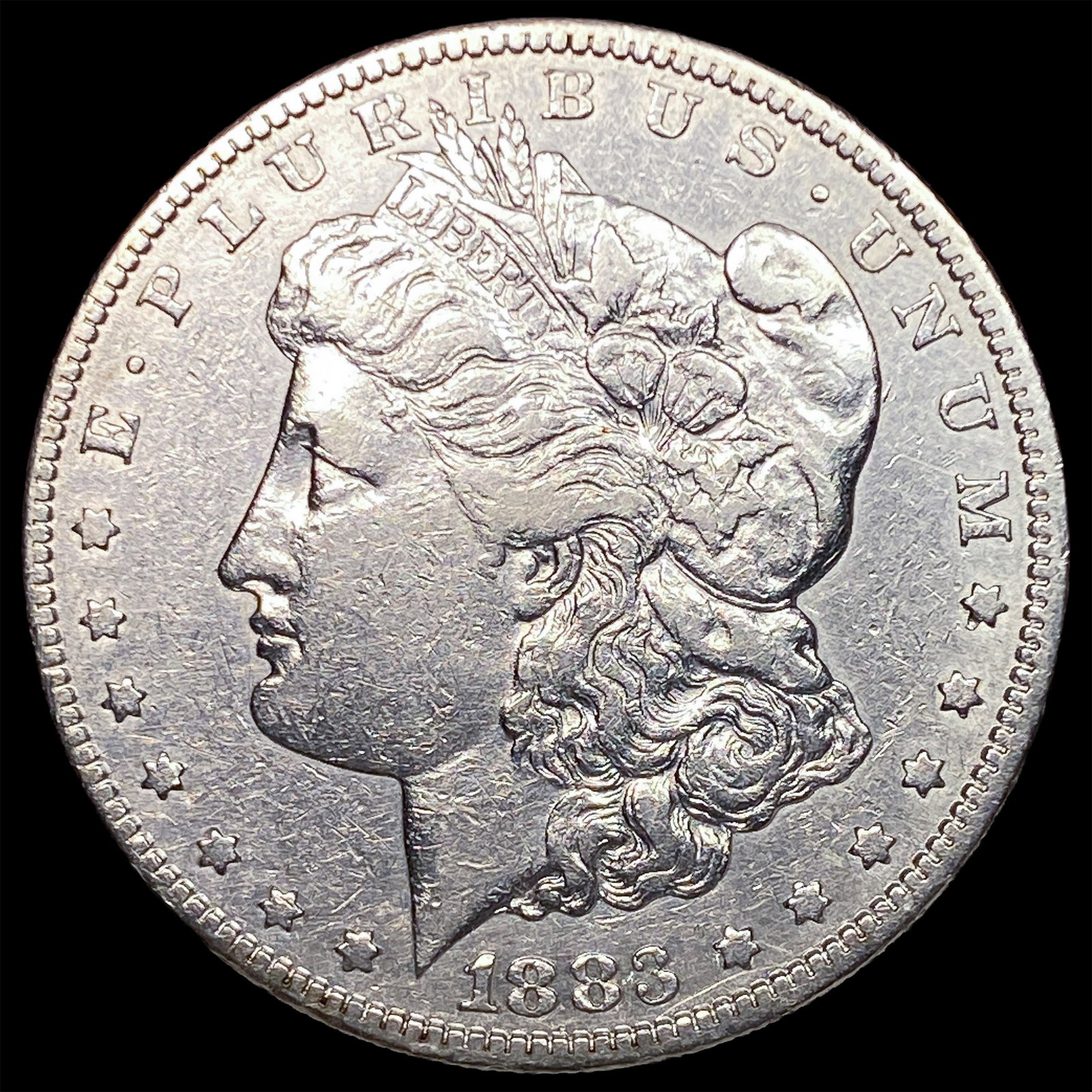 1883-S Silver Morgan Dollar NEARLY UNCIRCULATED (1 of 2)