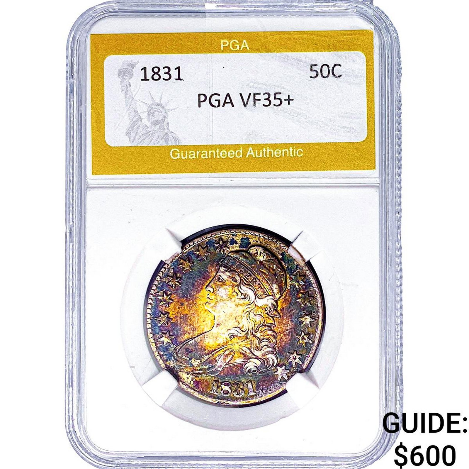 1831 Capped Bust Half Dollar PGA VF35+ (1 of 2)