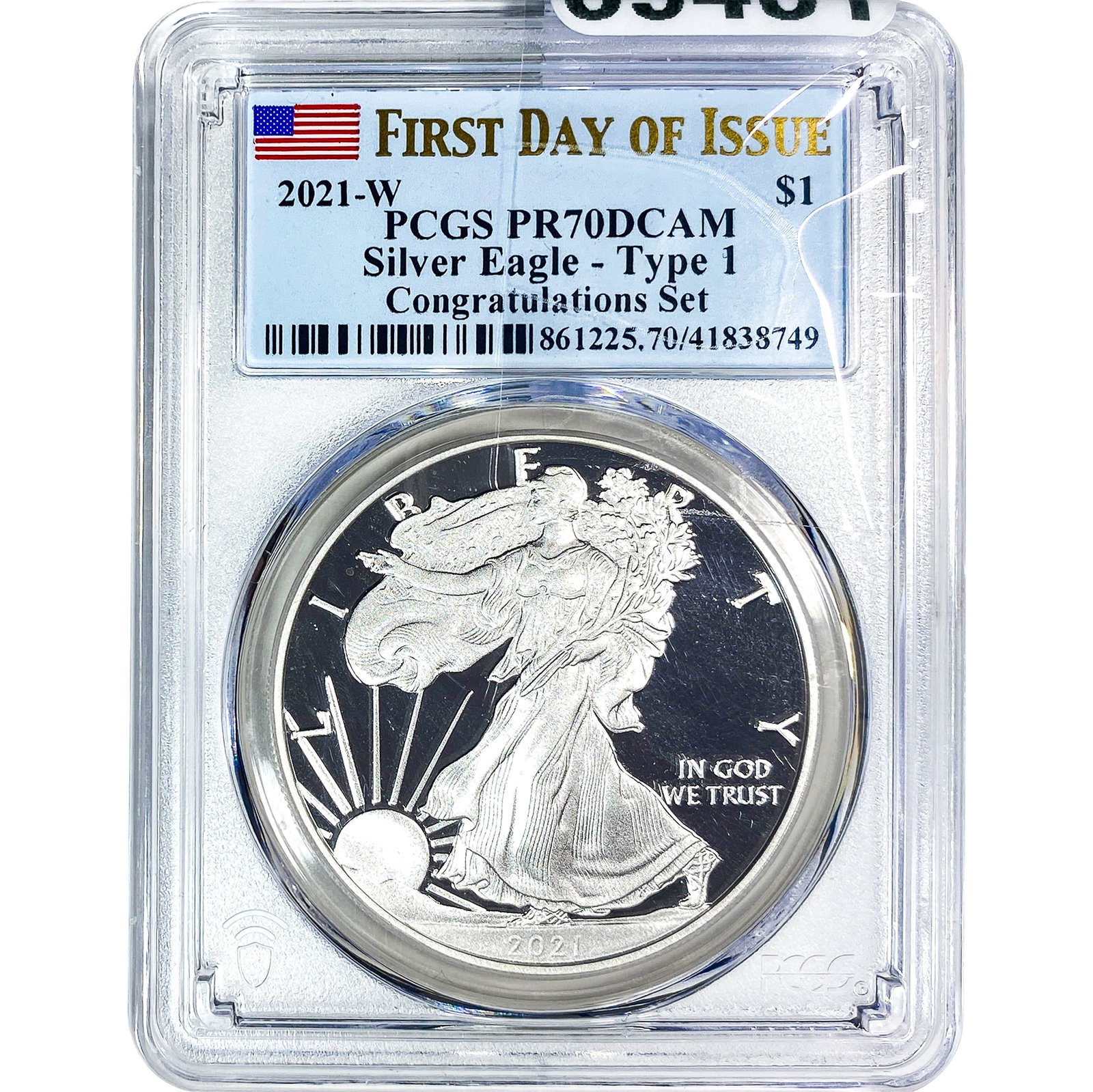 2021-W PCGS PR70 SE TYPE 1 DCAM (1 of 2)