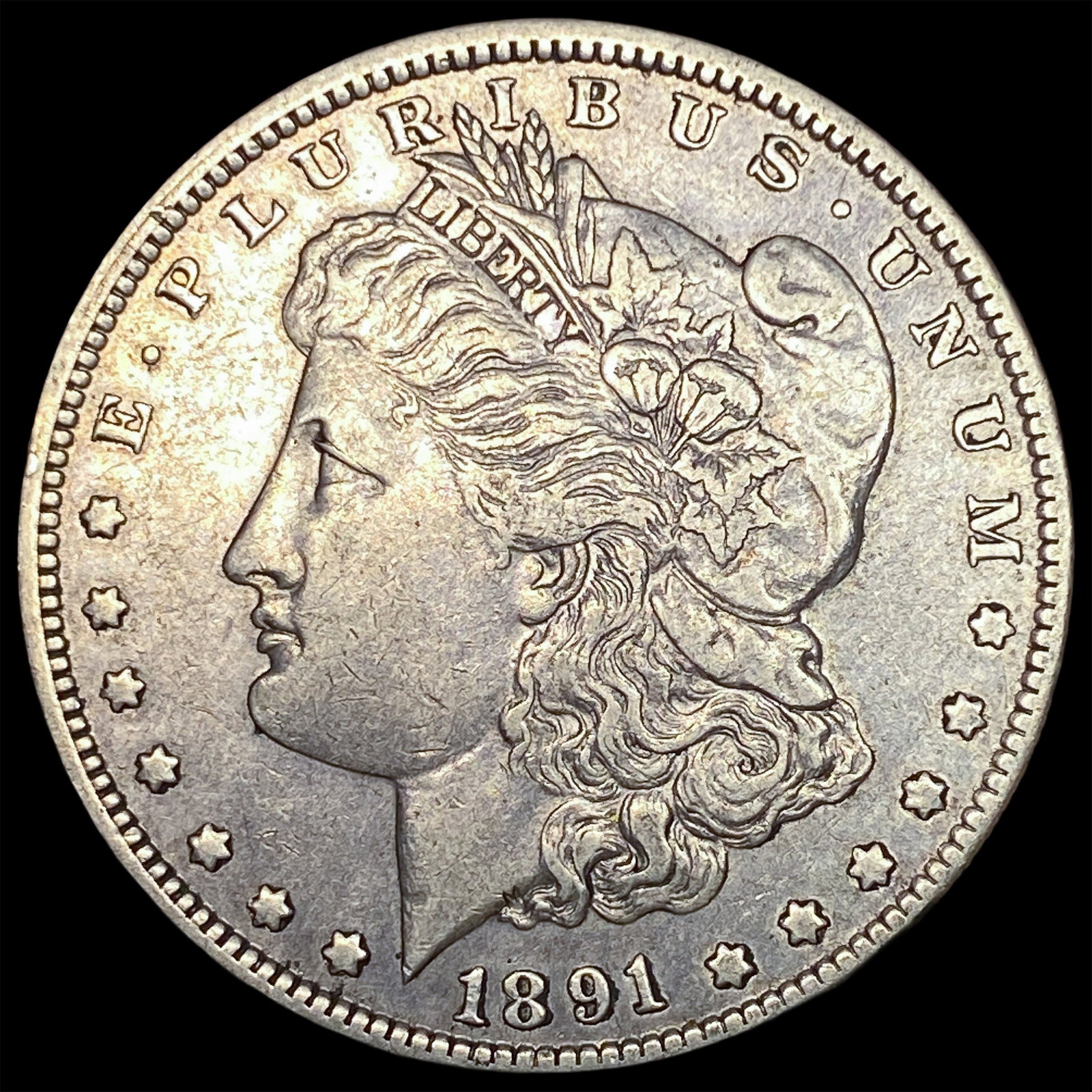 1891-O Silver Morgan Dollar NEARLY UNCIRCULATED: 1891-O Silver Morgan Dollar NEARLY UNCIRCULATED