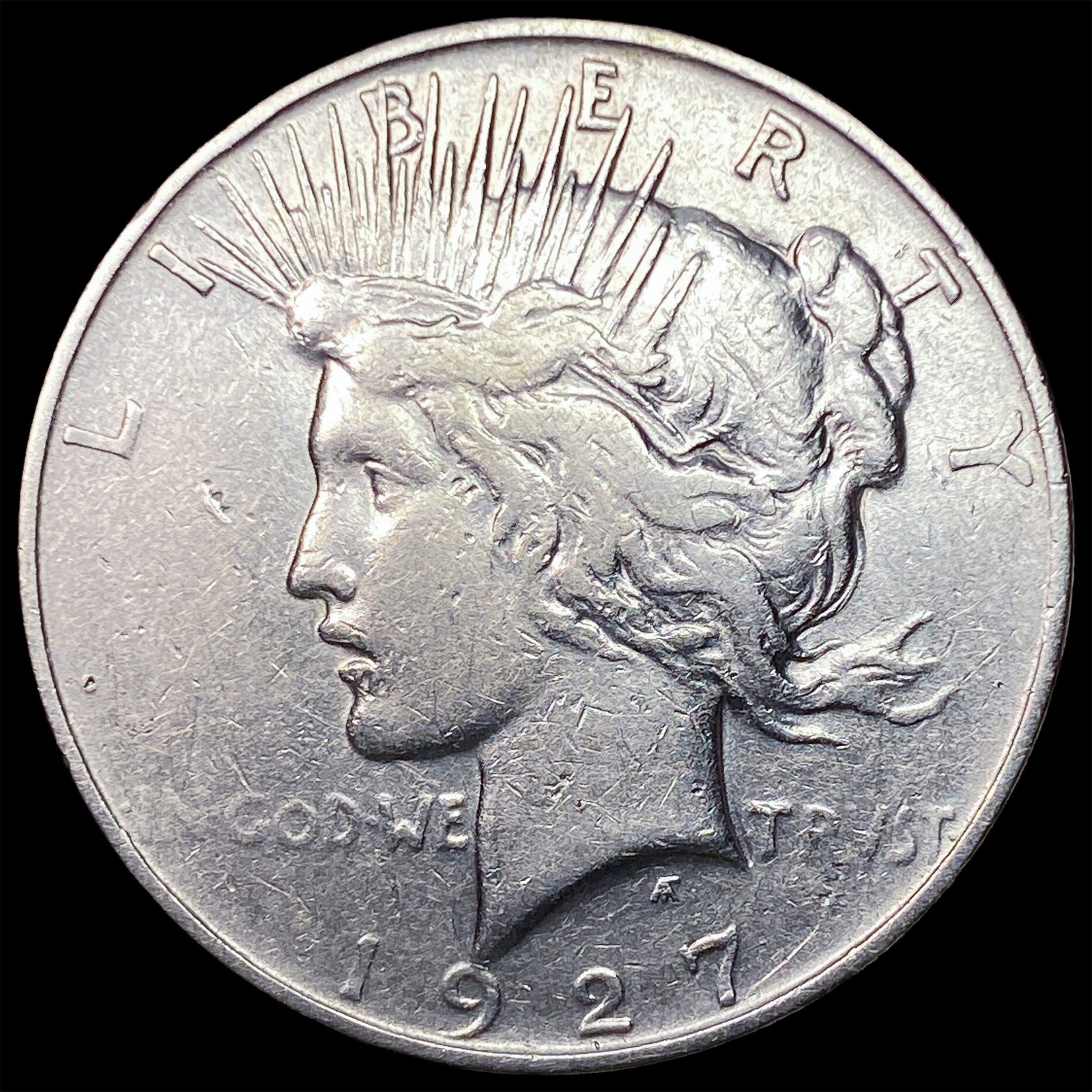 1927-D Silver Peace Dollar LIGHTLY CIRCULATED: 1927-D Silver Peace Dollar LIGHTLY CIRCULATED