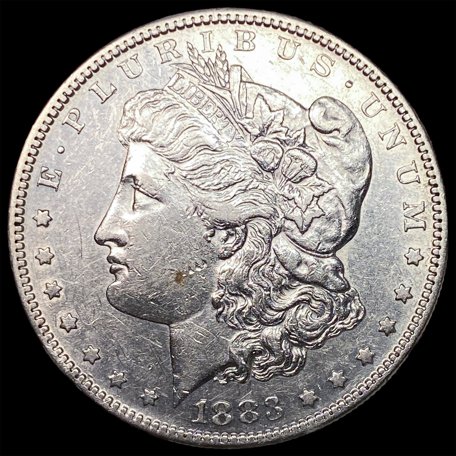 1883-S Silver Morgan Dollar CLOSELY UNCIRCULATED: 1883-S Silver Morgan Dollar CLOSELY UNCIRCULATED