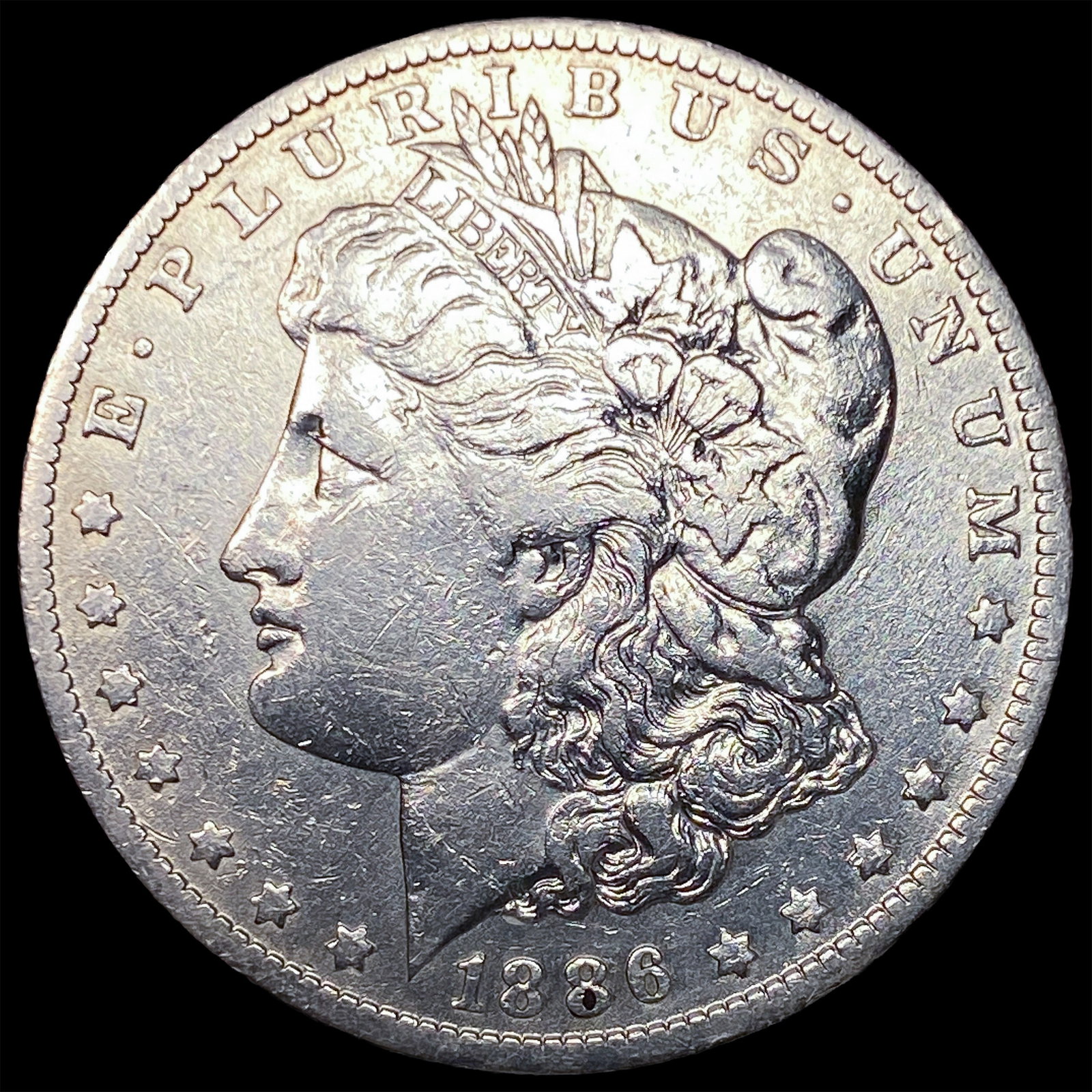1886-O Silver Morgan Dollar LIGHTLY CIRCULATED: 1886-O Silver Morgan Dollar LIGHTLY CIRCULATED