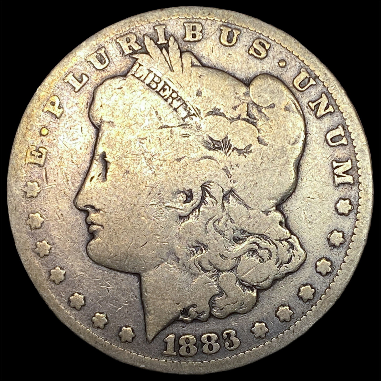 1883-CC Silver Morgan Dollar NICELY CIRCULATED: 1883-CC Silver Morgan Dollar NICELY CIRCULATED