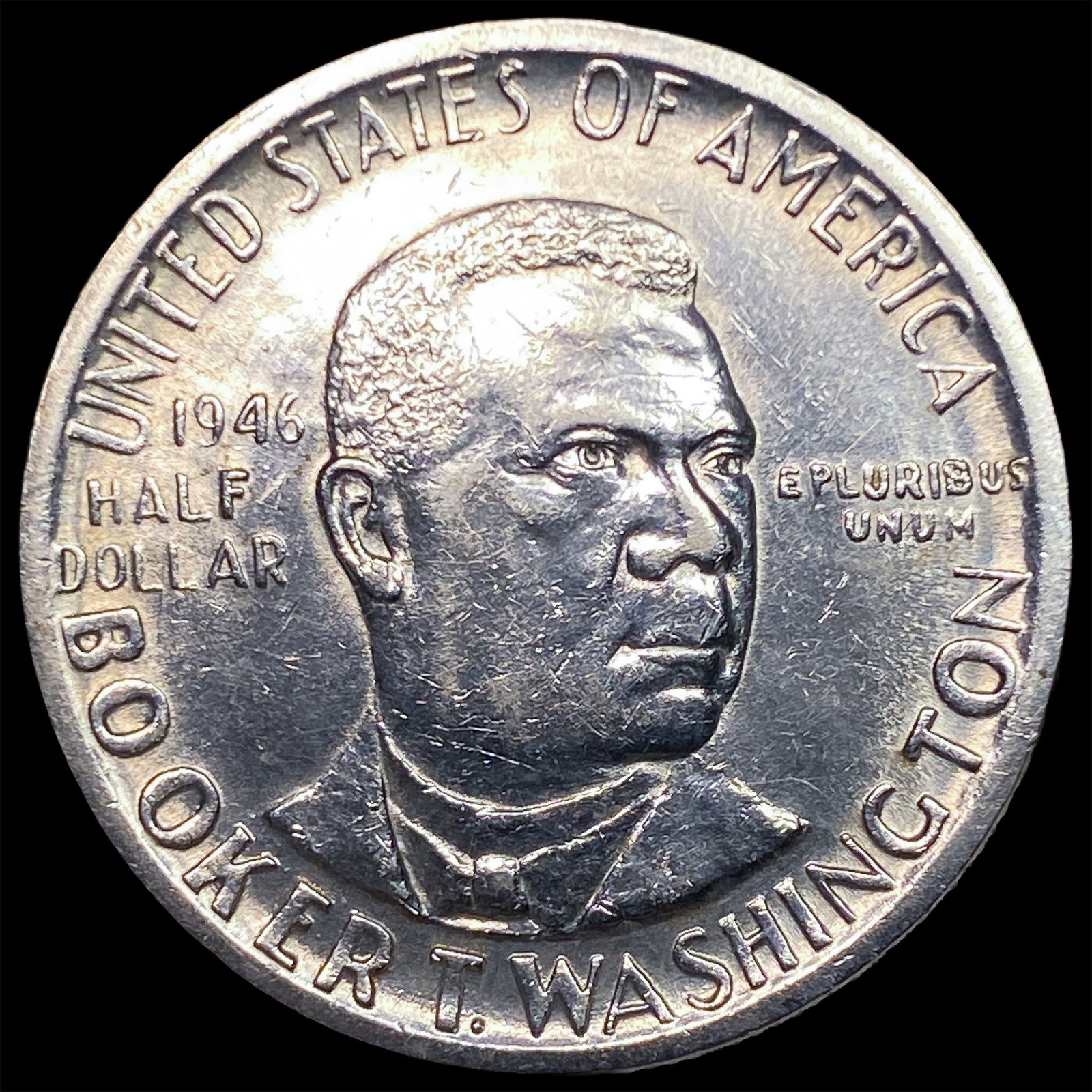 1946 Silver Half Dollar Booker T. Washington UNCIRCULATED: 1946 Silver Half Dollar Booker T. Washington UNCIRCULATED
