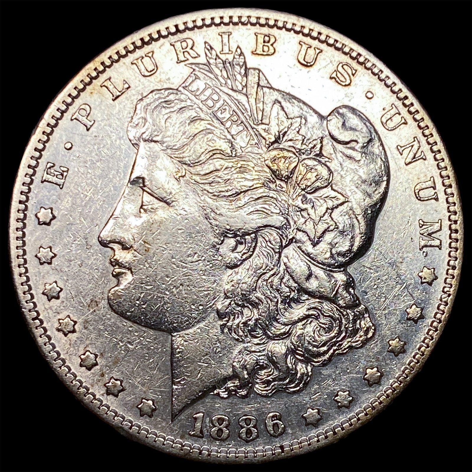 1886 Morgan Silver Dollar CLOSELY UNCIRCULATED: 1886 Morgan Silver Dollar CLOSELY UNCIRCULATED
